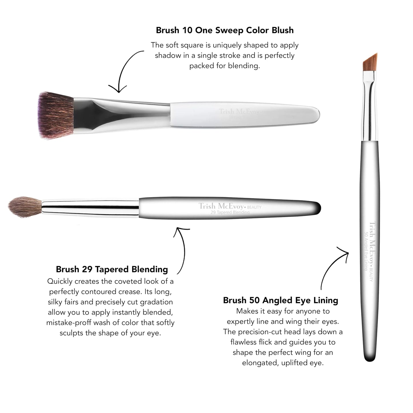 Trish McEvoy Brush 50 Angled Eye Lining