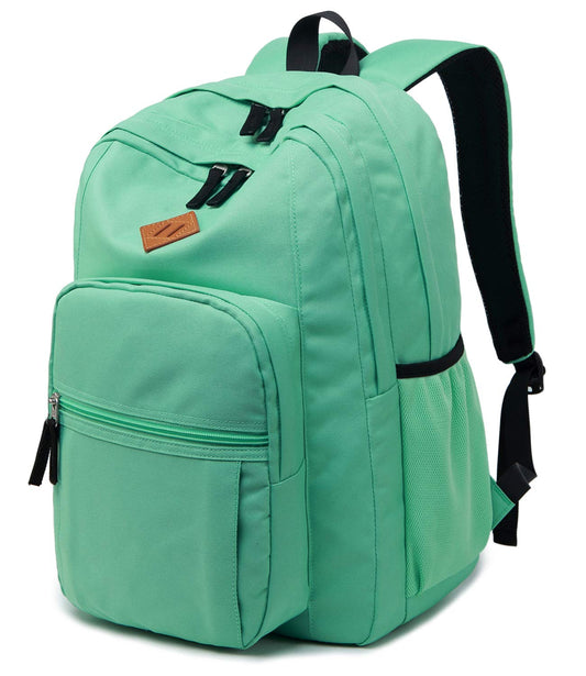 abshoo Classical Basic Womens Travel Backpack For College Men Water Resistant Bookbag (Turquoise)