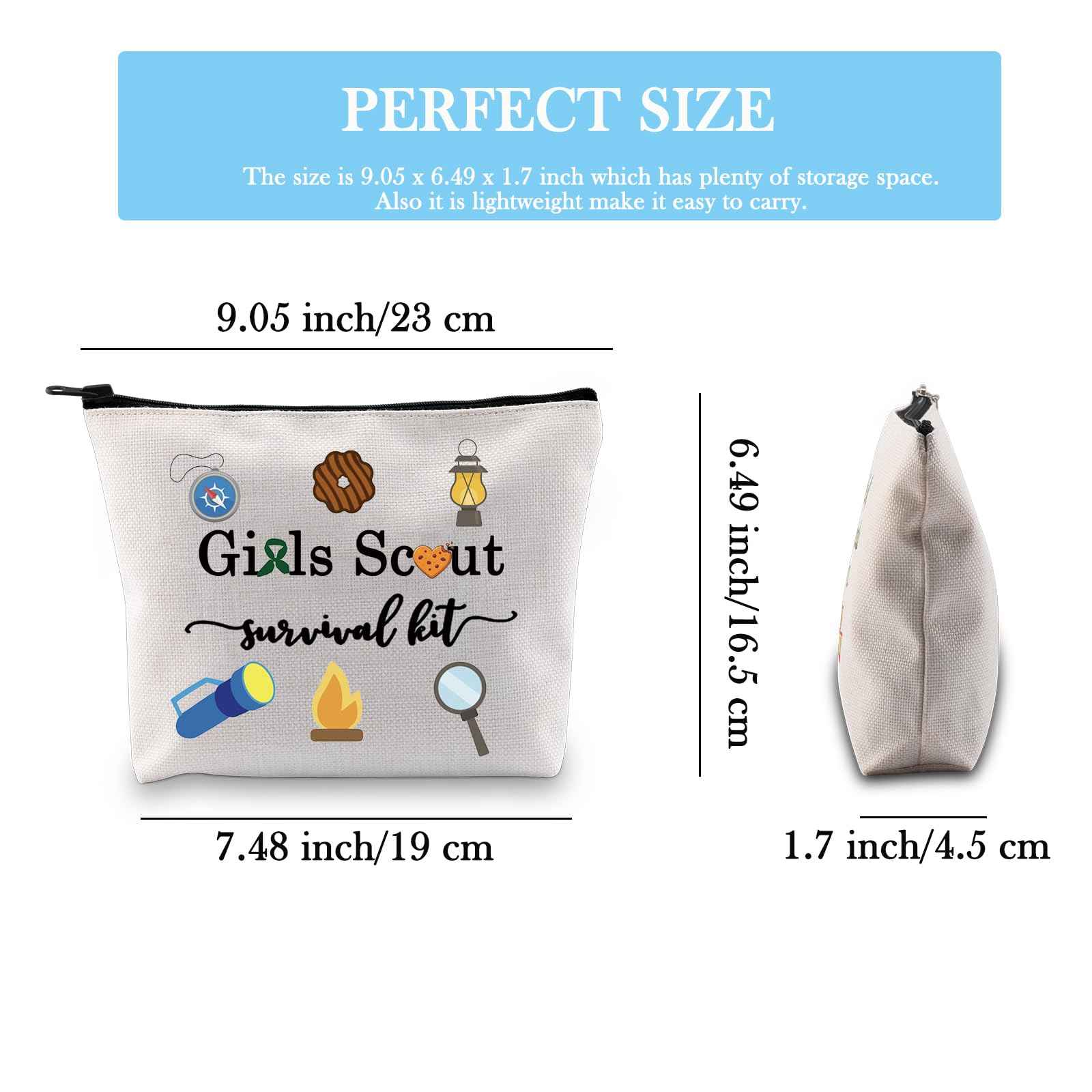 GJTIM Scout Leader Gift Survival Kit Funny Zipper Pouch Accessories
