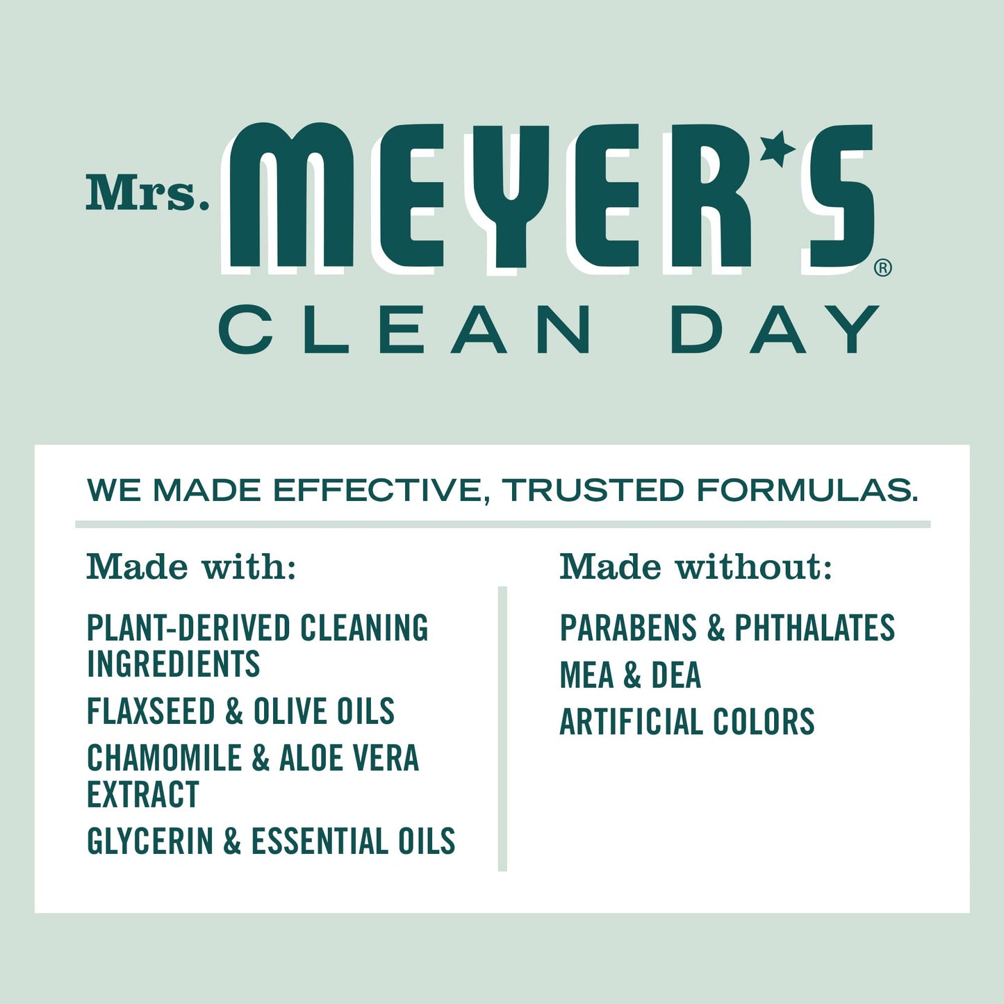 MRS. MEYER'S CLEAN DAY Moisturizing Body Wash for Women and Men, Biodegradable Shower Gel Formula Made with Essential Oils, Birchwood, 16 oz - Pack of 3