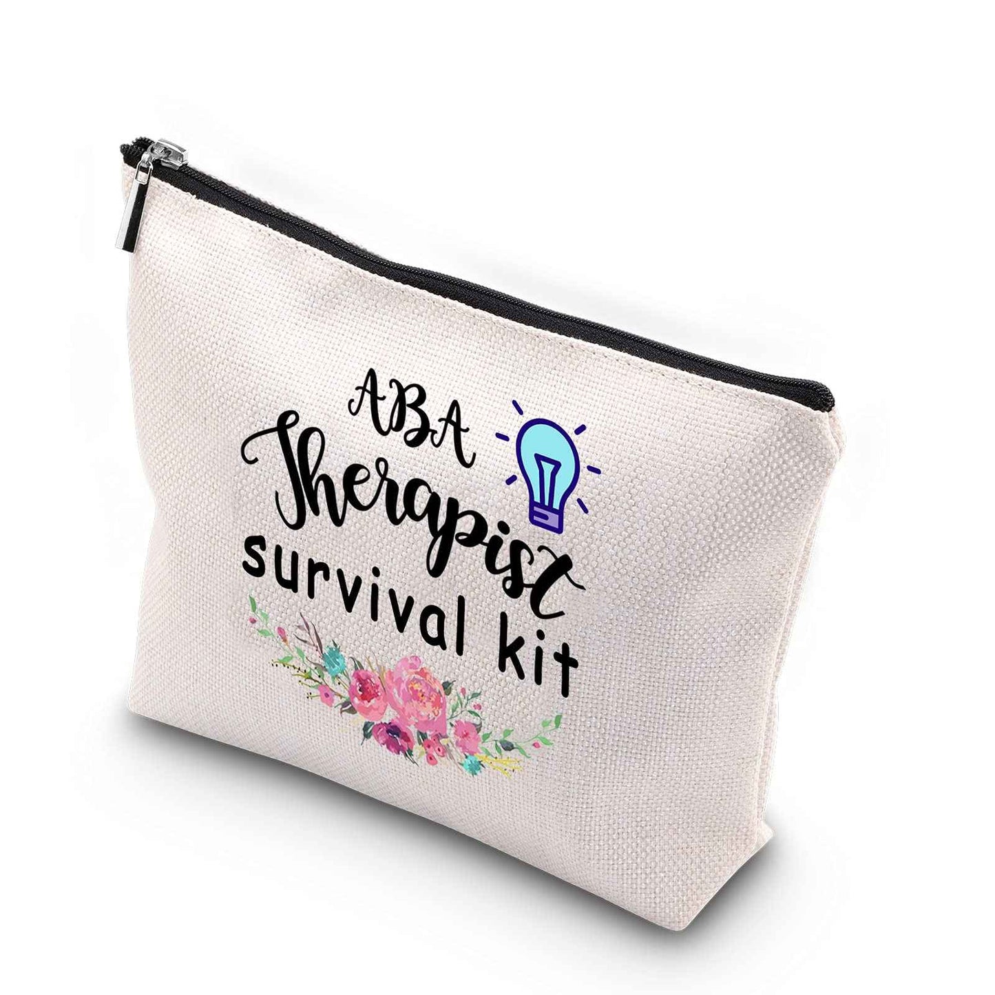 Generic WCGXKO ABA Therapist Survival Kit Zipper Pouch Makeup Bag Gift for ABA Therapist Behavior Therapist (ABA Survival Kit)