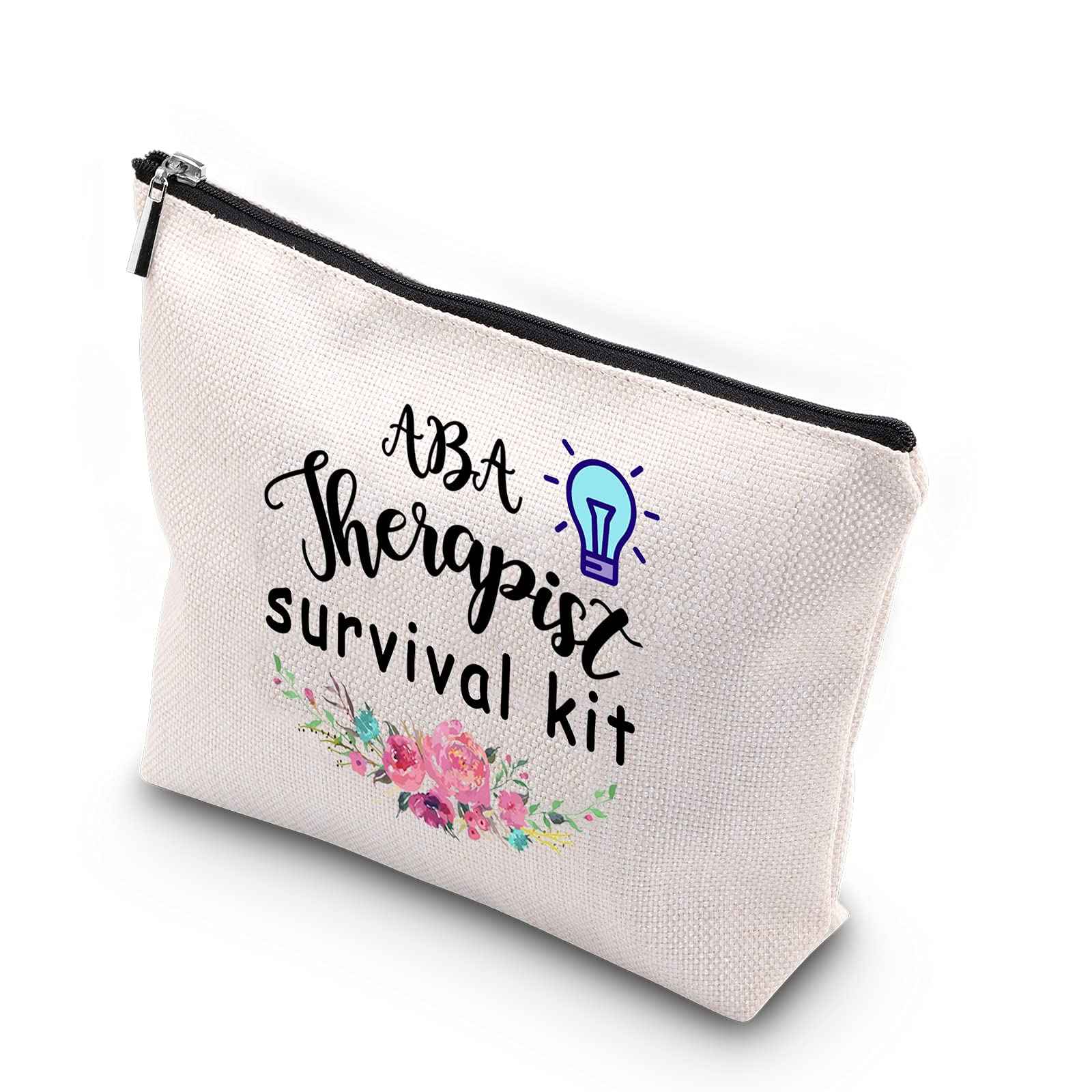 Generic WCGXKO ABA Therapist Survival Kit Zipper Pouch Makeup Bag Gift for ABA Therapist Behavior Therapist (ABA Survival Kit)