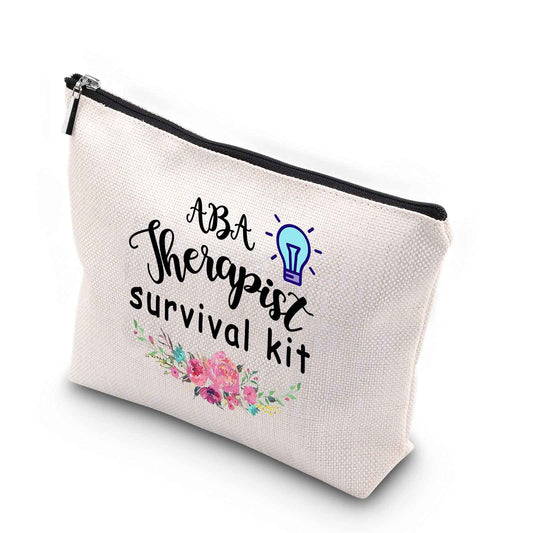 Generic WCGXKO ABA Therapist Survival Kit Zipper Pouch Makeup Bag Gift for ABA Therapist Behavior Therapist (ABA Survival Kit)