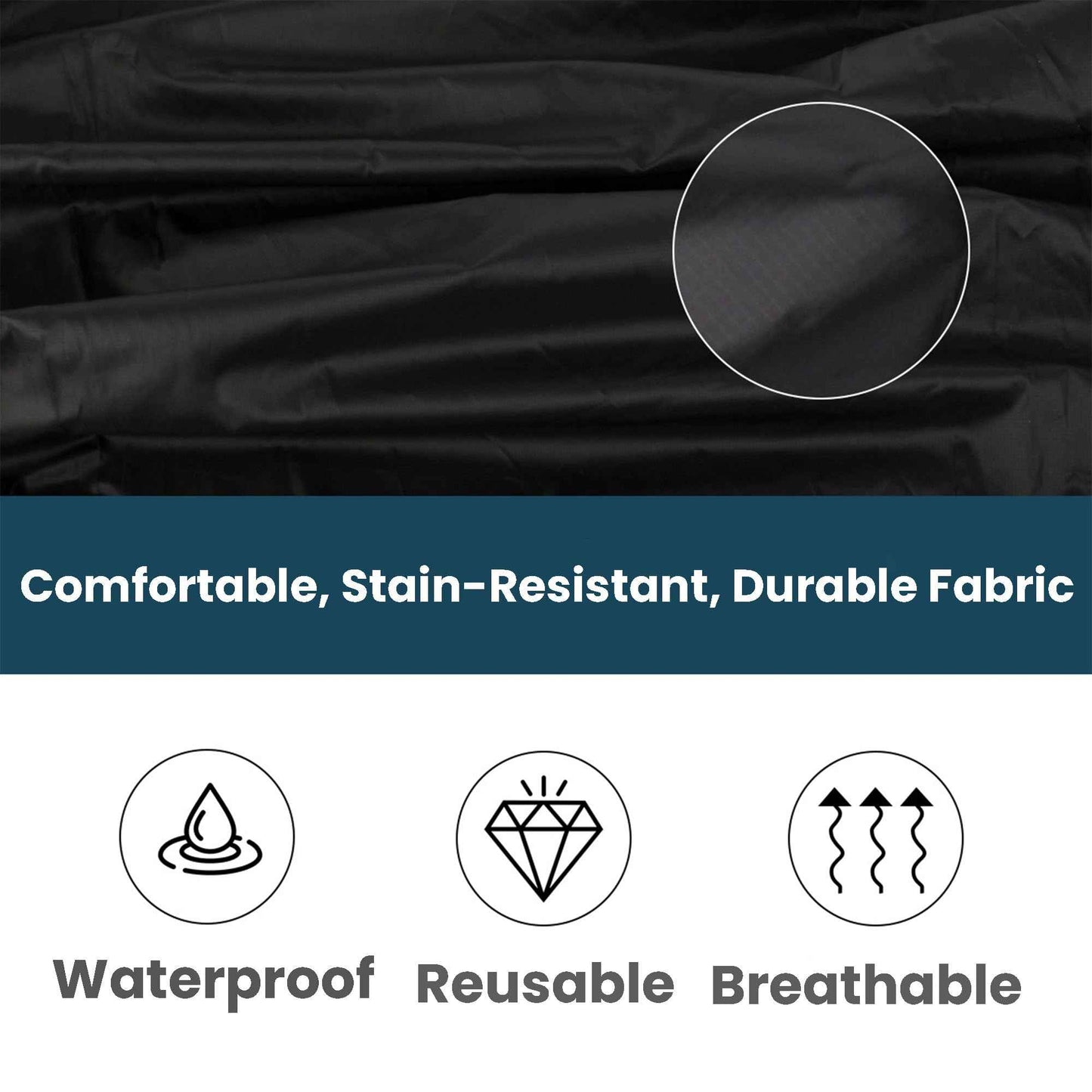 TUTUWET Beard Shaving Bib Apron Mens Beard Hair Catcher for Shaving and Trimming, Non-Stick Beard Shave Cape, Grooming Accessories Tools & Gifts for Husband or Dad (Black)