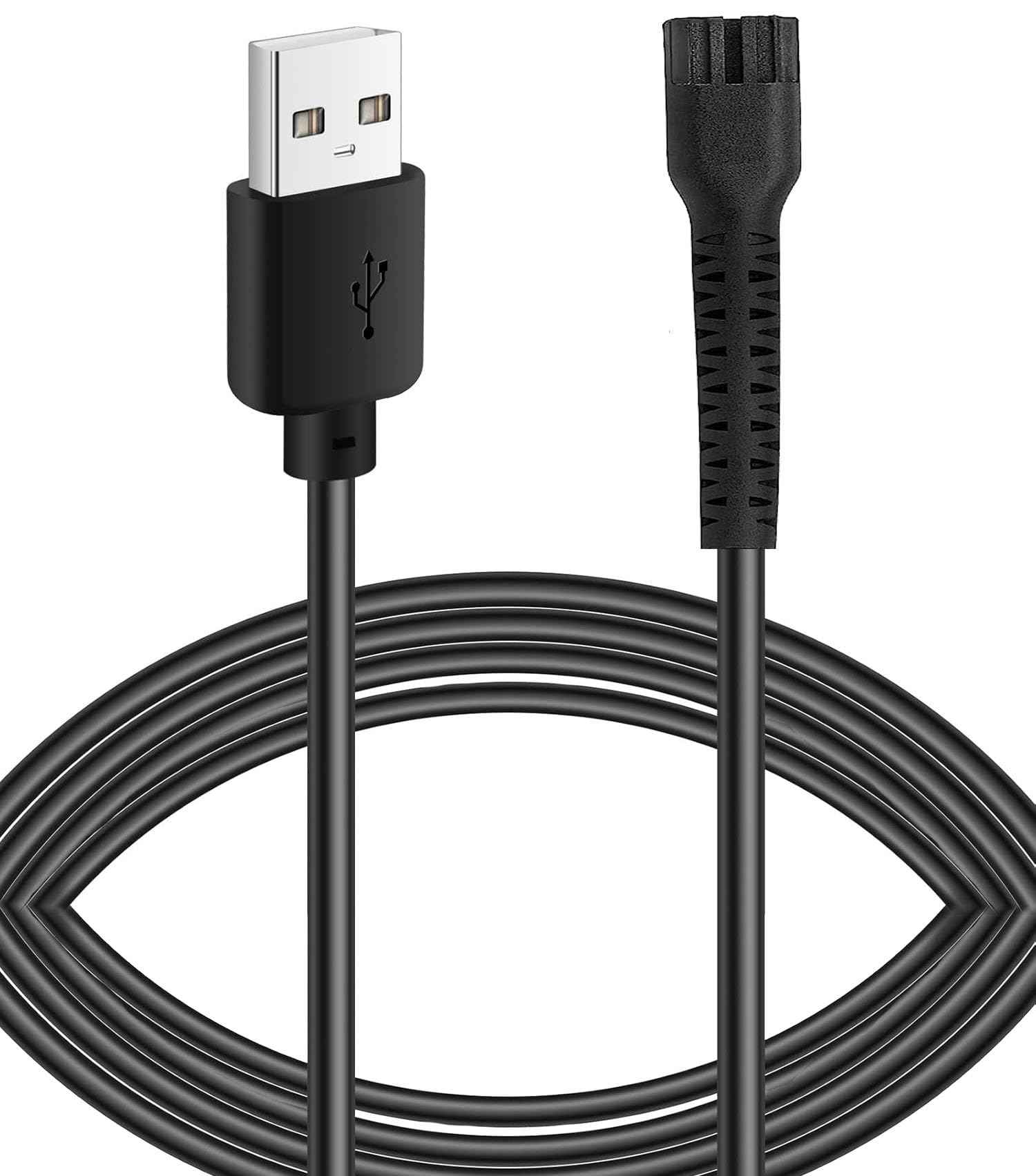 Anrom Replacement Charger Cord USB for Wahl Clipper, 2m/6.6FT Charging Cable for Wahl Magic Senior Detailer Legend Cordless Clippers, for Finale & Vanish Shaver #8164/8173/8591/8148/8504/8171/1919