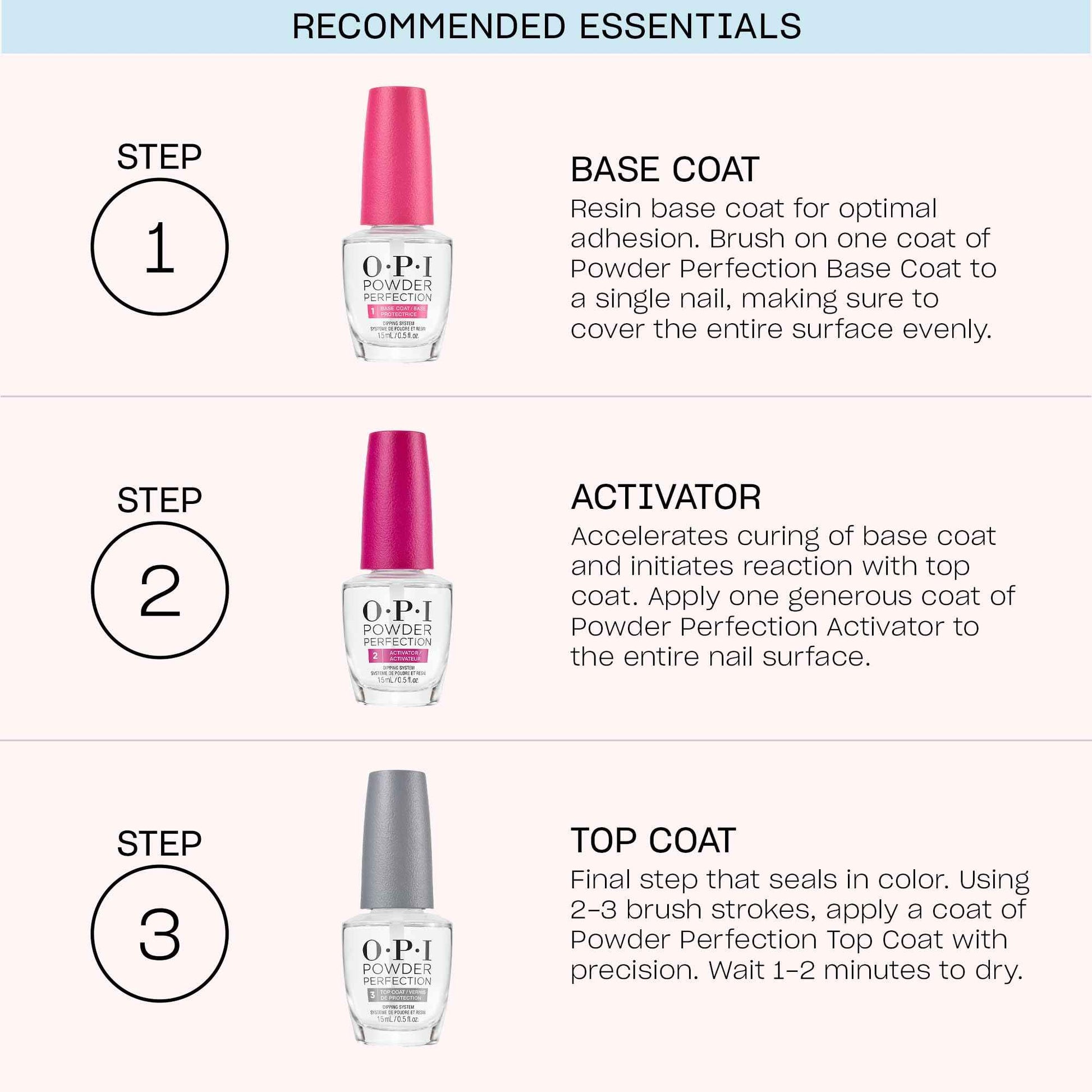 OPI Powder Perfection Alpine Snow | Opaque Soft White Crème Nail Dipping Powder | Classic Collection | 4.25 oz