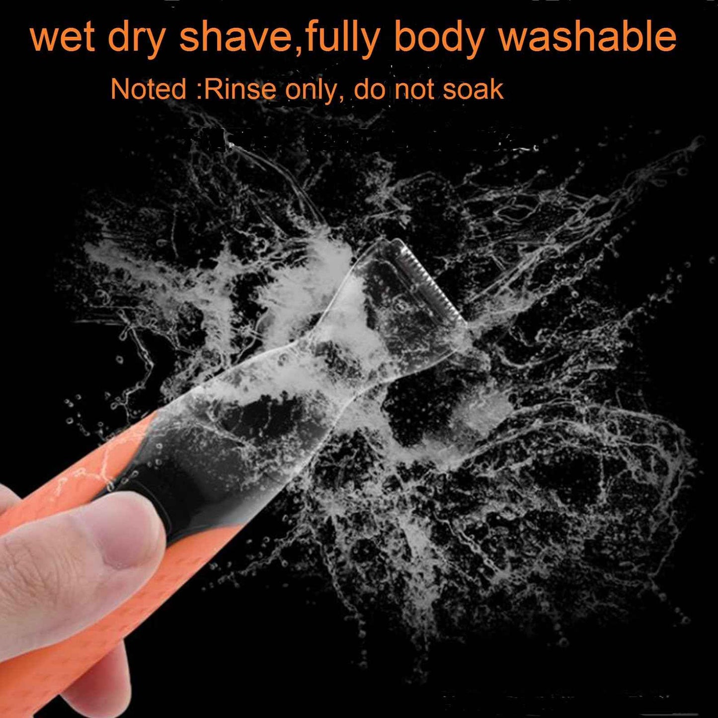 VSTSERIES Men Pubic Hair Trimmer,Male Intimate Part Clipper,Wet Dry Groin Razor,Electric Body Hair Removal,Face Beard and Mustache Style Shaver,Portable Bald Detail Head Shaver,Man Grooming Kit