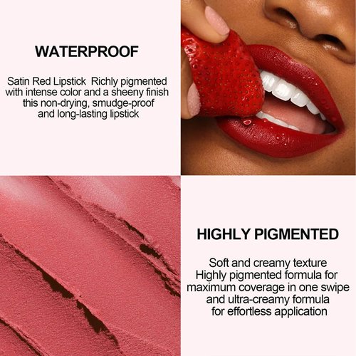Joyeloo Hydrating Glaze Lip Balm with Hyaluronic Acid, 8 Colors Joyeloo Lip Glaze, Non-sticky Shine, Long-Lasting Waterproof Matte Lipstick Set (#07)