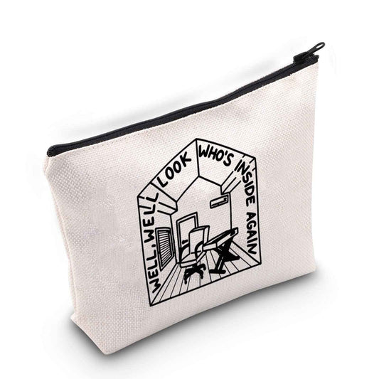 BLUPARK Bo Burnham Inspired Makeup Bag Bo Burnham Lyrics Gift Bo Burnham Fan Gift Inside Song Gift (well well Bo)