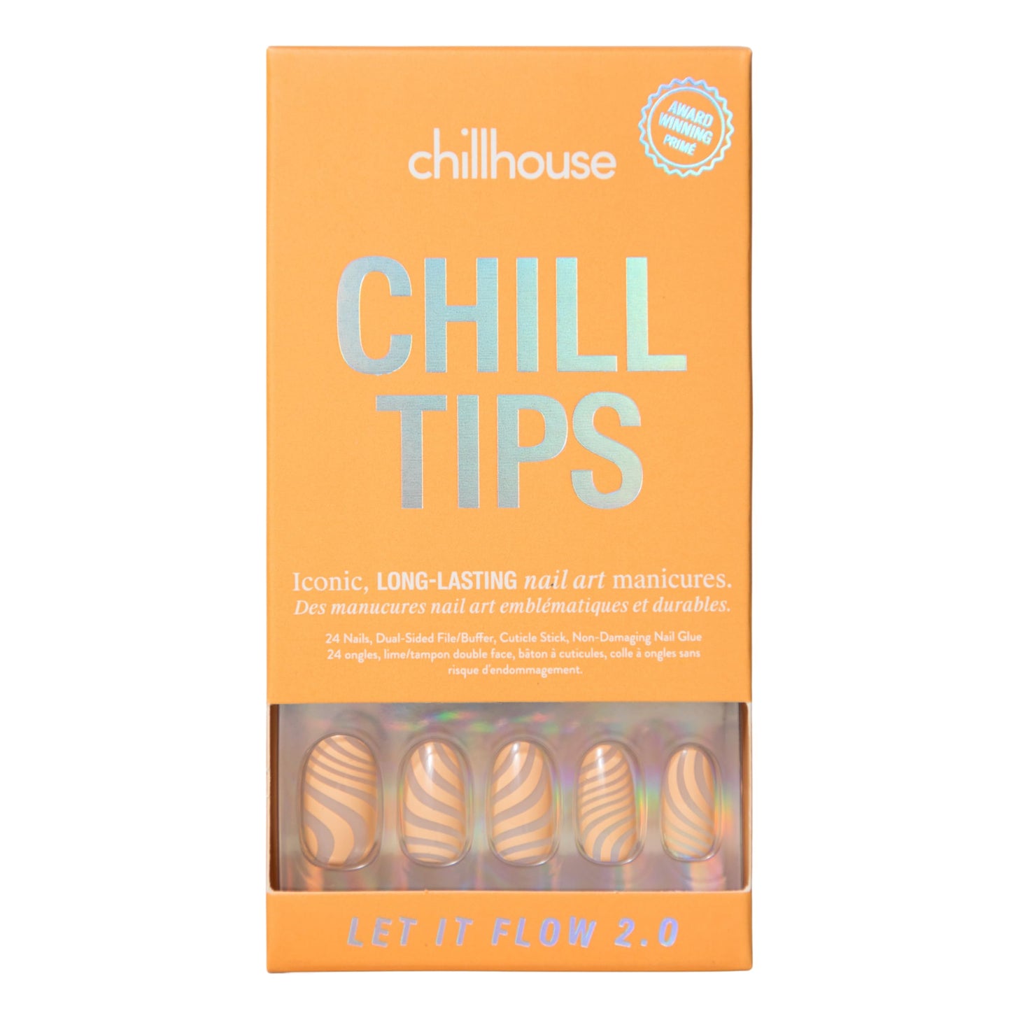 Chillhouse Chill Tips Limited | Let It Flow 2.0, Press On Nail Kit