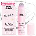 grace & stella Under Eye Brightener Roller - Retinol & Caffeine Eye Serum for Puffiness, Dark Circles, Fine Lines & Wrinkles - Hydrating & Smoothing - Vegan Cruelty-Free Skincare (15ml / 0.51 fl oz)