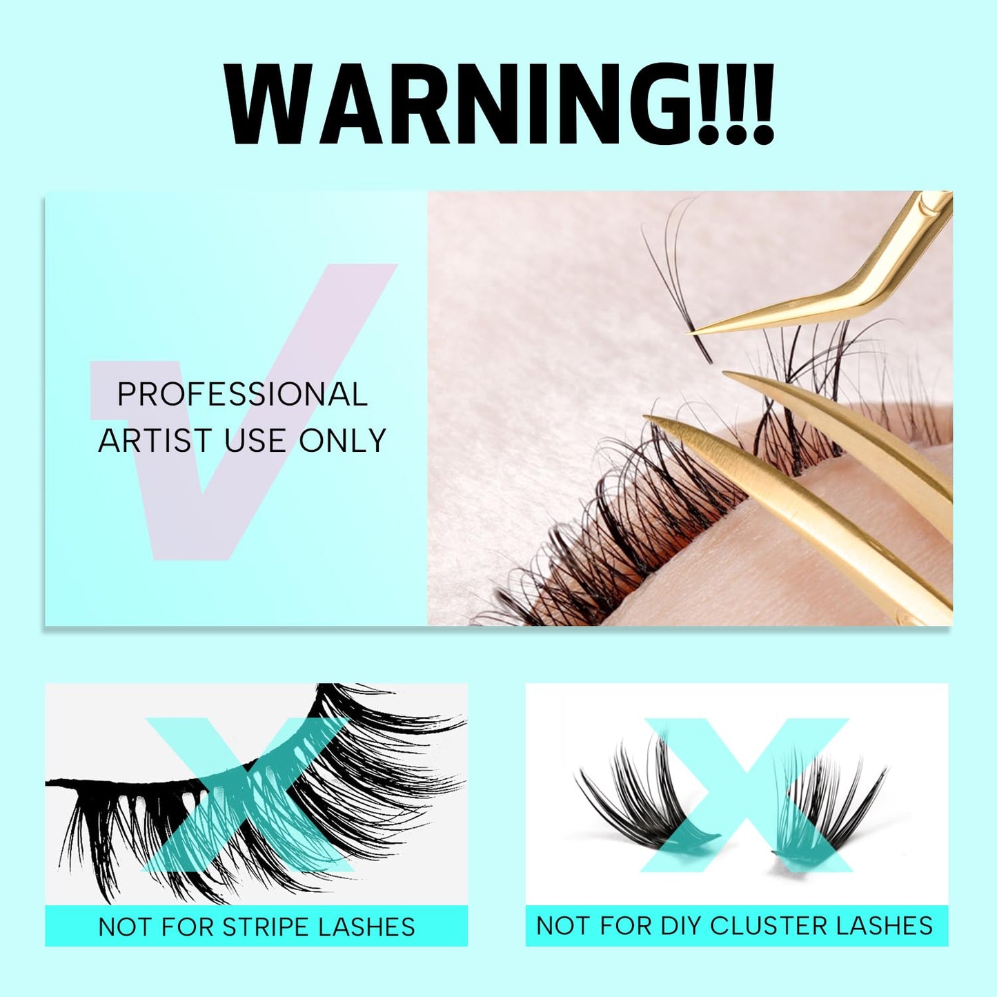 VAVALASH Eyelash Extension Glue Lash Extension Adhesive 0.3 Sec Drying Time Retention 9 Weeks Maximum Bond Lash Glue Long Lasting Black Eyelash Glue Professional Lash Artist Use Only (Power,5ml)