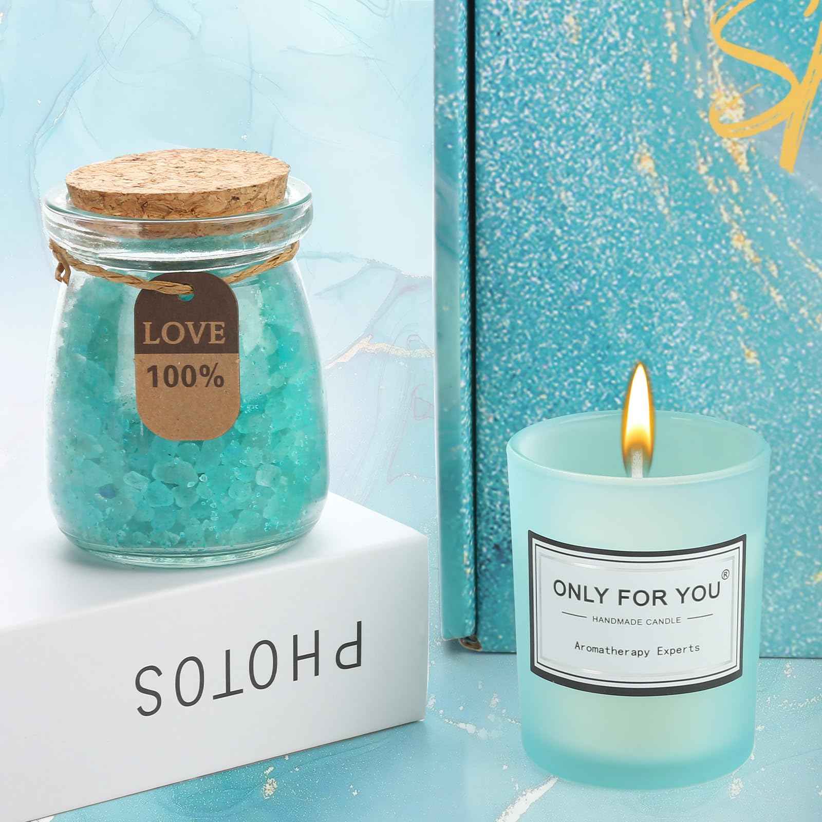 Birthday Gifts for Women,Ocean Relaxing Spa Gifts Basket Set for Women,Self Care Gifts Unique Happy Birthday Gifts Idea for Mom Her Best Friends Sister Wife Girlfriend Coworker Teacher