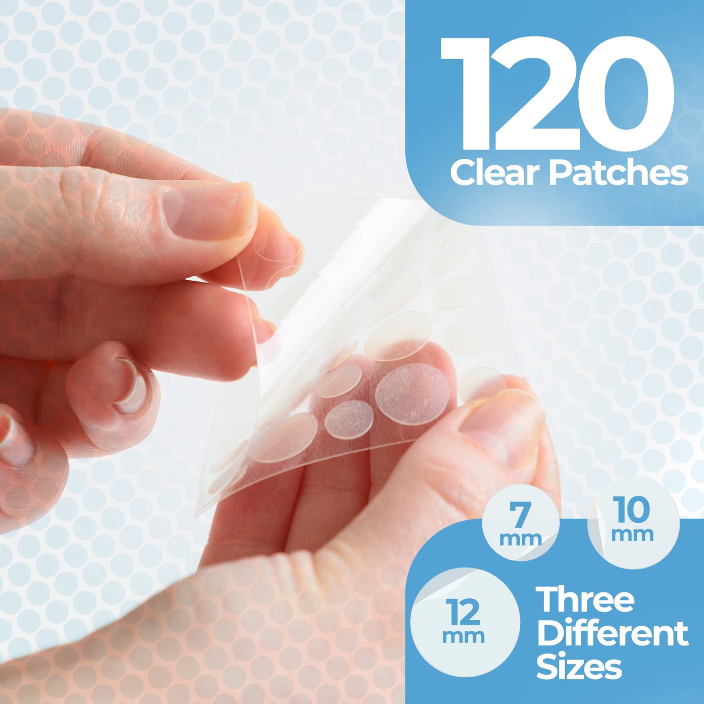 BASIC CONCEPTS Pimple Patches for Face (120 Pack), Hydrocolloid Patch with Tea Tree Oil - Pimple Patch Zit Patch and Pimple Stickers - Hydrocolloid Acne Patches for Face - Zit Patches -Blemish Patches