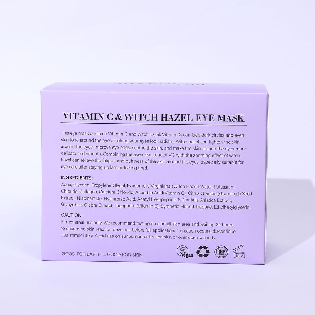 Under Eye Patches Gold and Hyaluronic Acid for puffy eyes,Rose Eye Masks for Dark Circles and Puffiness skin care Smooth Wrinkles products 30 Pairs