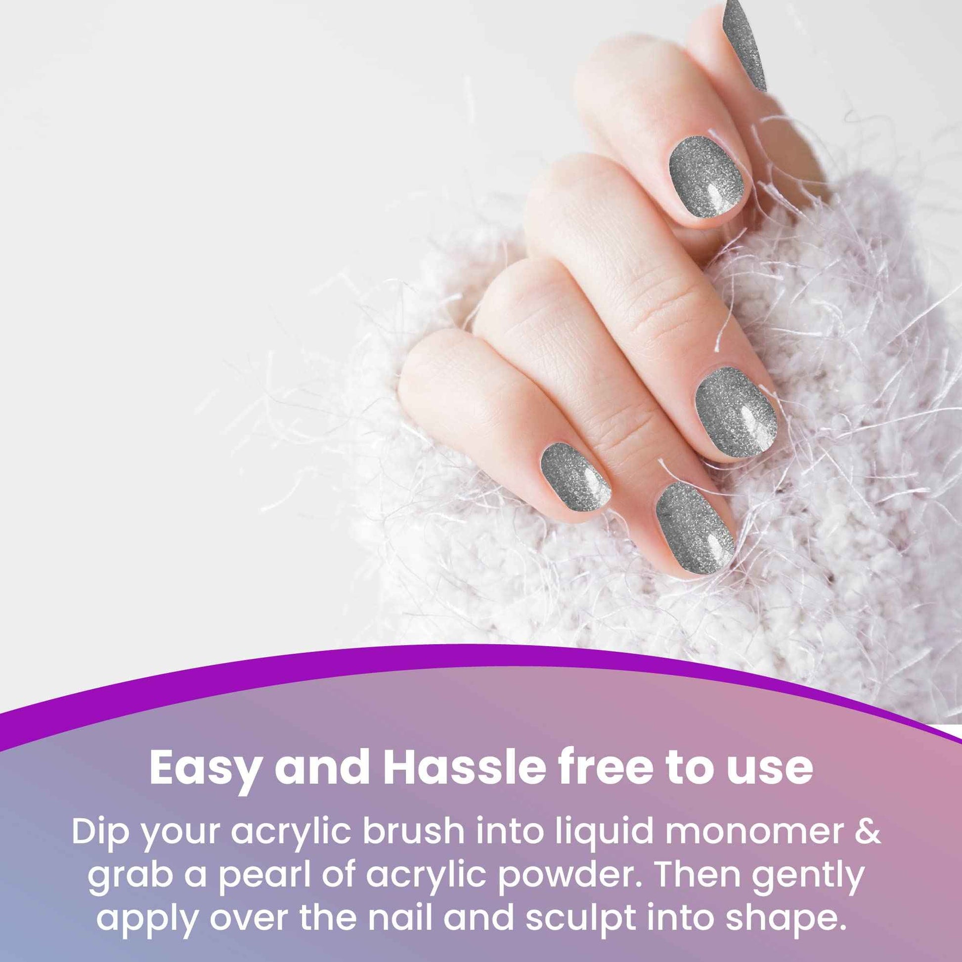 12 Colors Mia Secret Acrylic Pearl Collection Professional Acrylic Nail System Powder 0.25oz/ea.