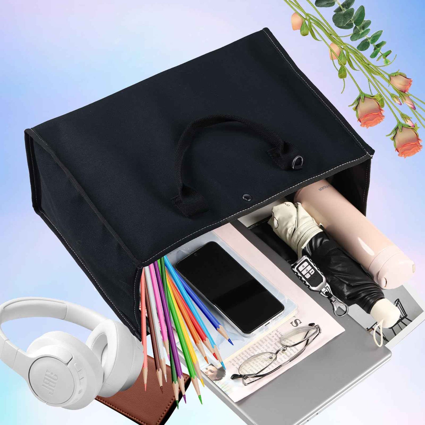 BWWKTOP Mask Slasher Cosmetic Makeup Bag Mask Fans Gifts Peace Love Zipper Pouch Bag Machete Killer Merchandise (PEACE JASON BG)