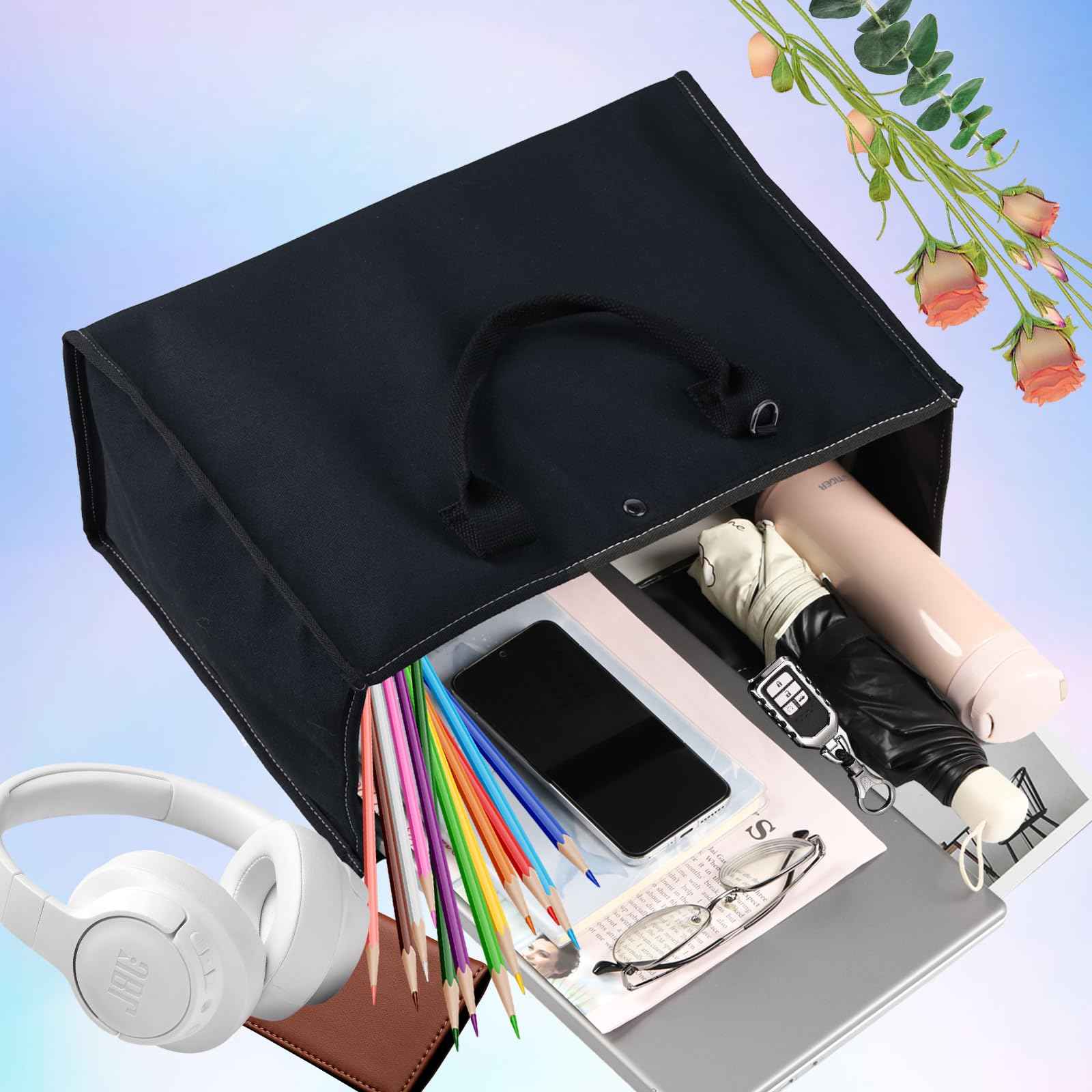 BWWKTOP Mask Slasher Cosmetic Makeup Bag Mask Fans Gifts Peace Love Zipper Pouch Bag Machete Killer Merchandise (PEACE JASON BG)