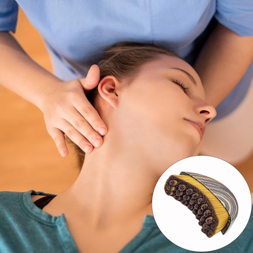 Lymphatic Drainage Face Brush – Ultra-Soft Bristles, Puffiness Reducer, Ergonomic Facial Contour Massager, Portable Beauty Tool (1pcs)