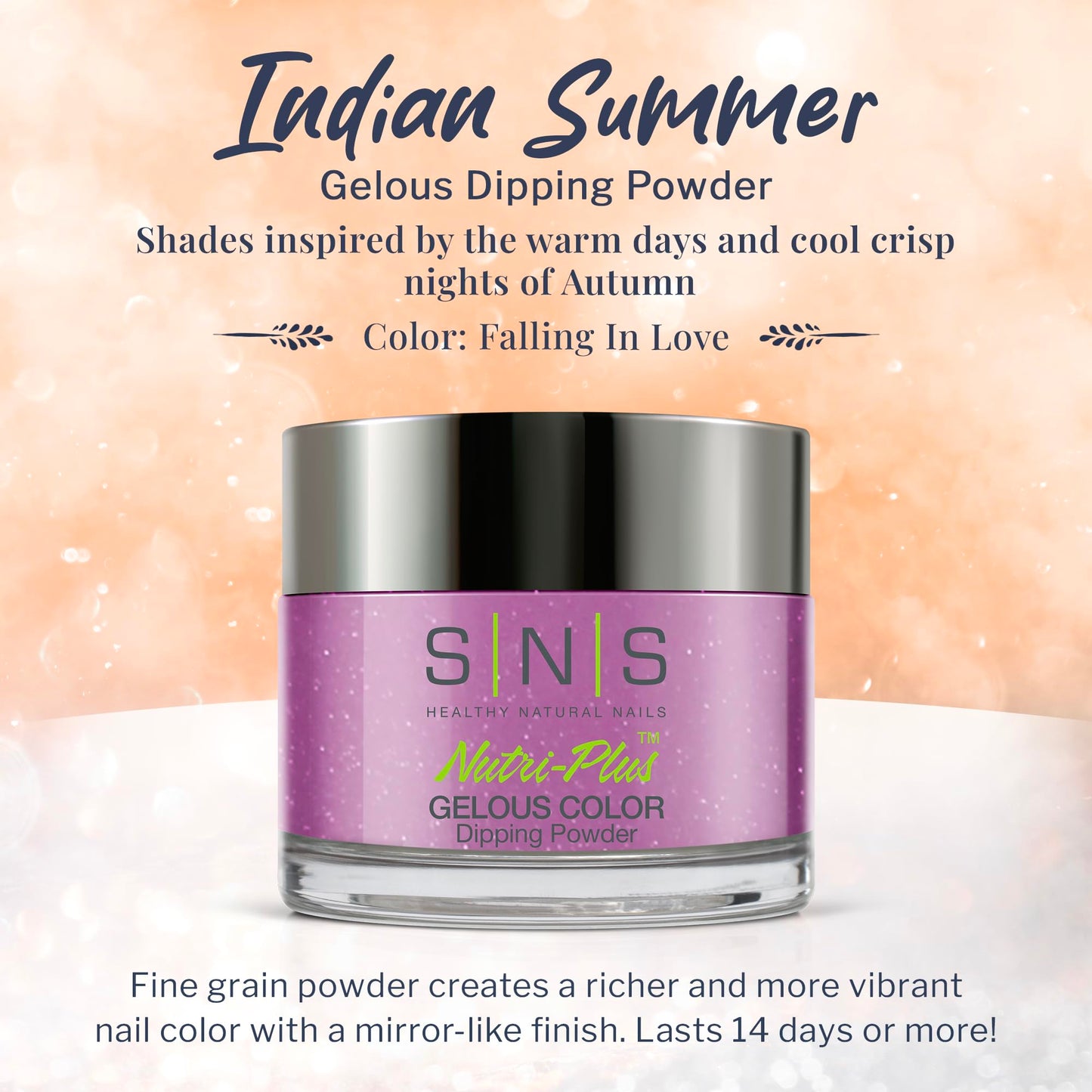 SNS Nails Dipping Powder Gelous Color - Indian Summer Collection - IS25-1oz