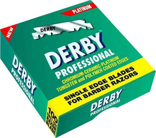 500 "Derby Professional" Single Edge Razor Blades for straight razor