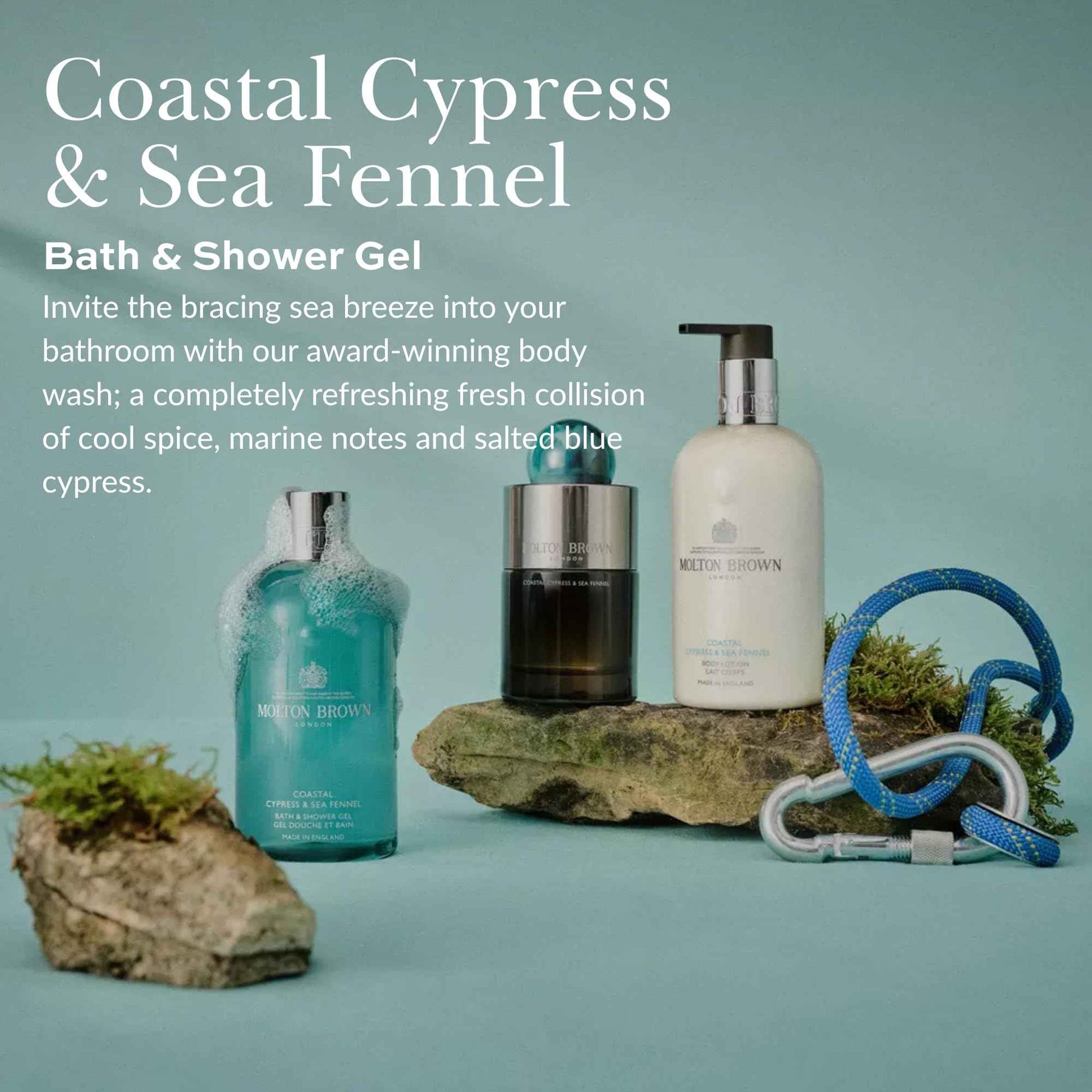 Molton Brown Coastal Cypress & Sea Fennel Bath & Shower Gel 10 fl. oz.
