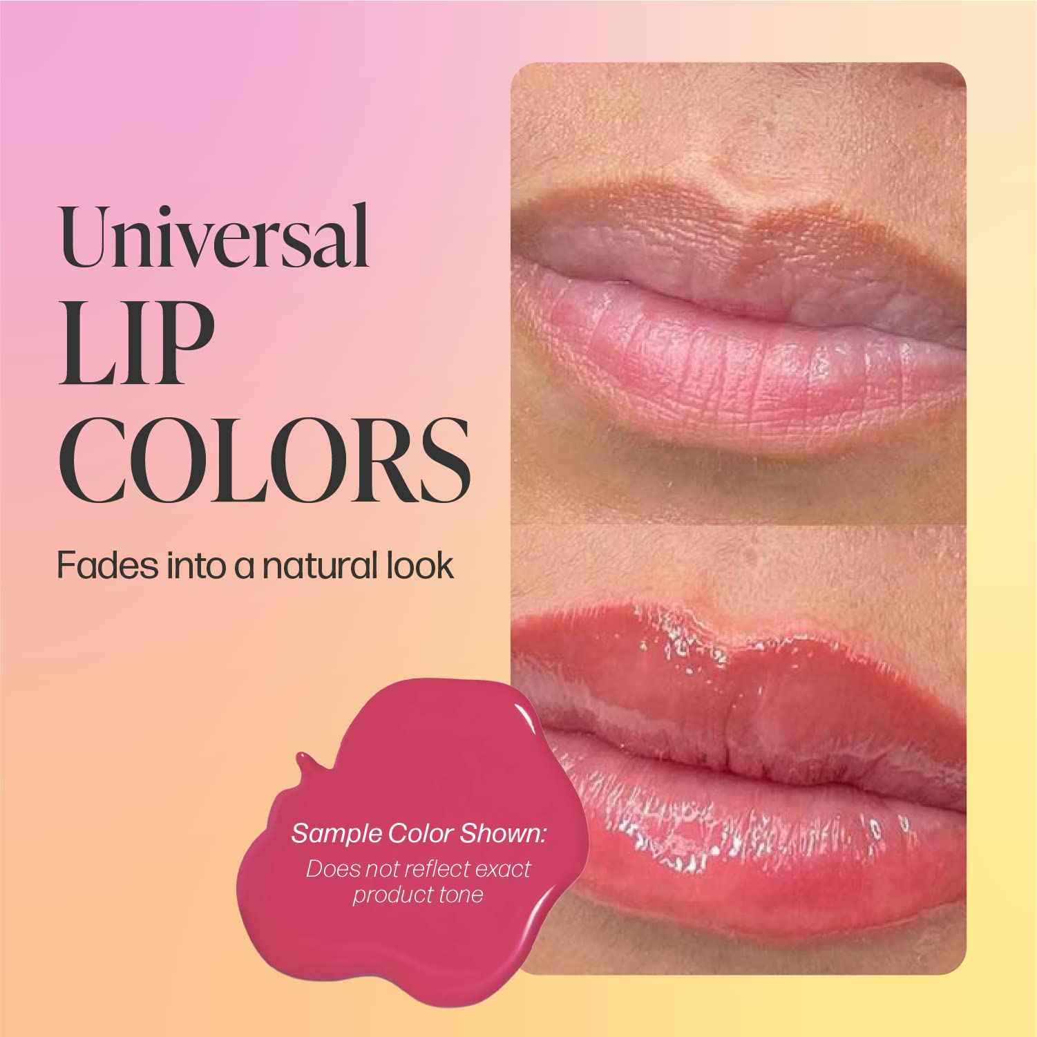 Perma Blend Tres Pink - Medium Pink Tattoo Ink for Permanent Makeup - Lip Blush Microblading Ink to Enhance Lip Color - Lip Blushing & Lip Tattoo Supplies - Vegan (0.5 oz)