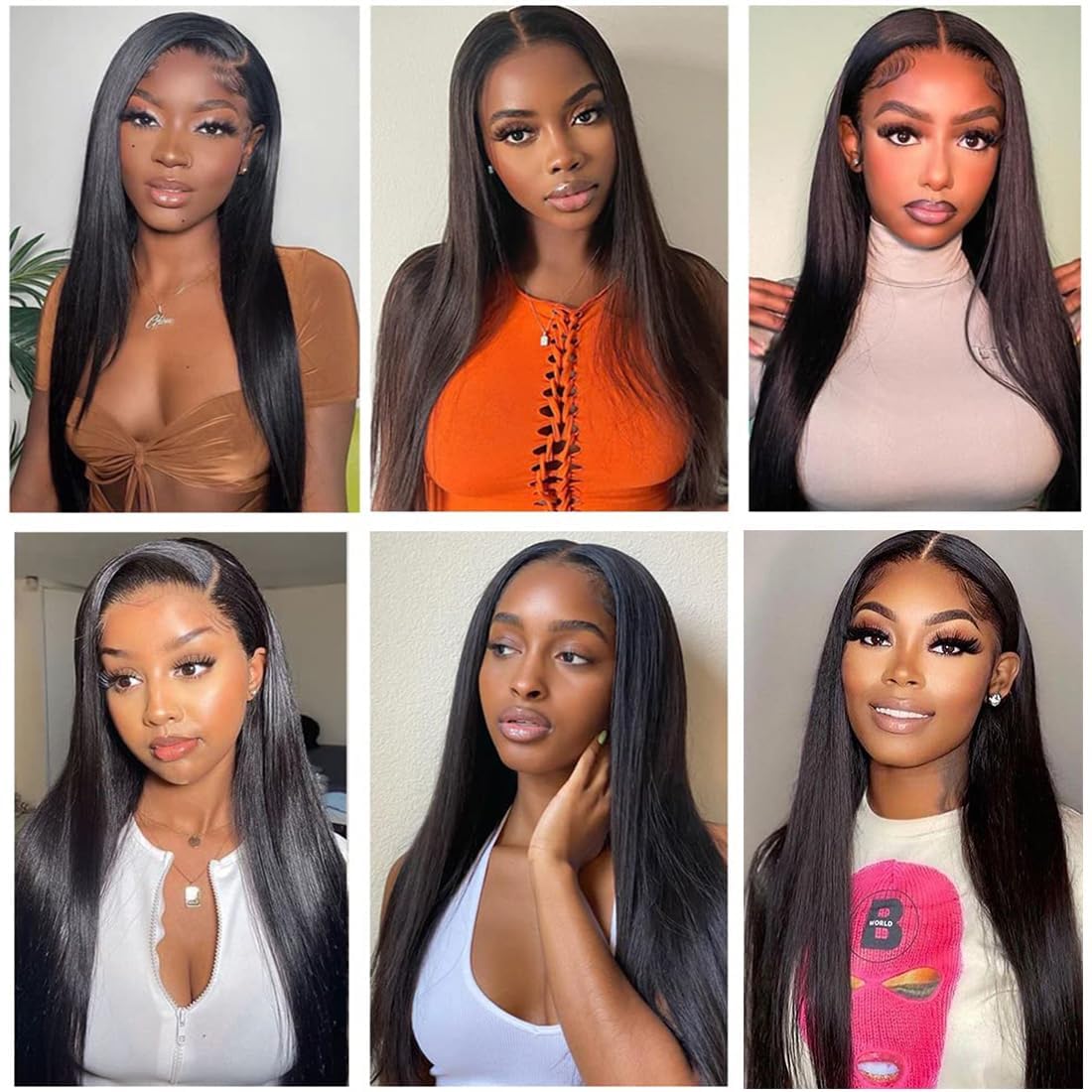 2x6 HD Transparent Skinlike Human Hair Lace Closure Straight 14inch 100% Brazilian 2x6 Closure Virgin Human Hair Kim K Middle Part Closure Closure Straight Natural Black Glueless Pre Plucked Bleached