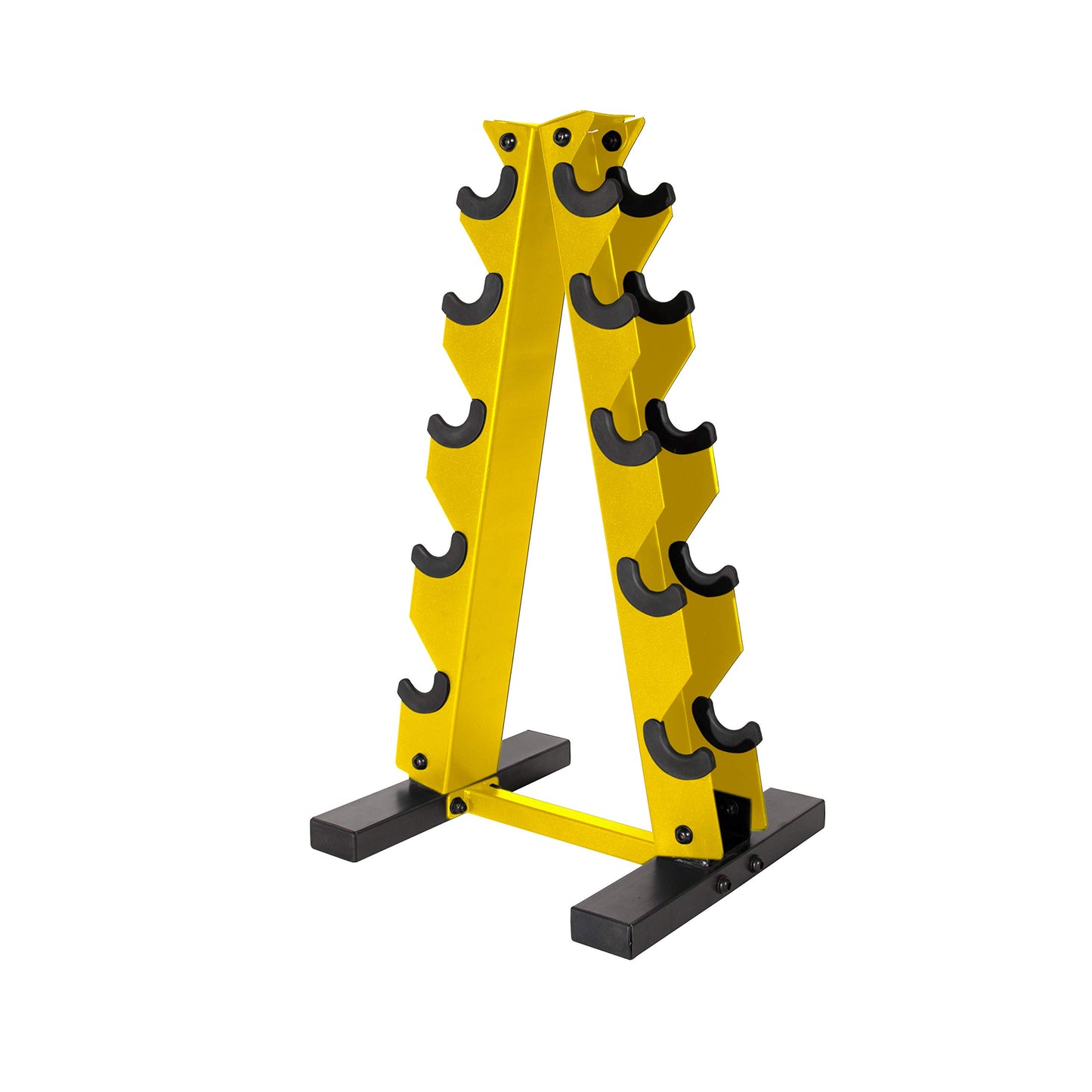 CAP Barbell A-Frame Dumbbell Weight Rack, Yellow