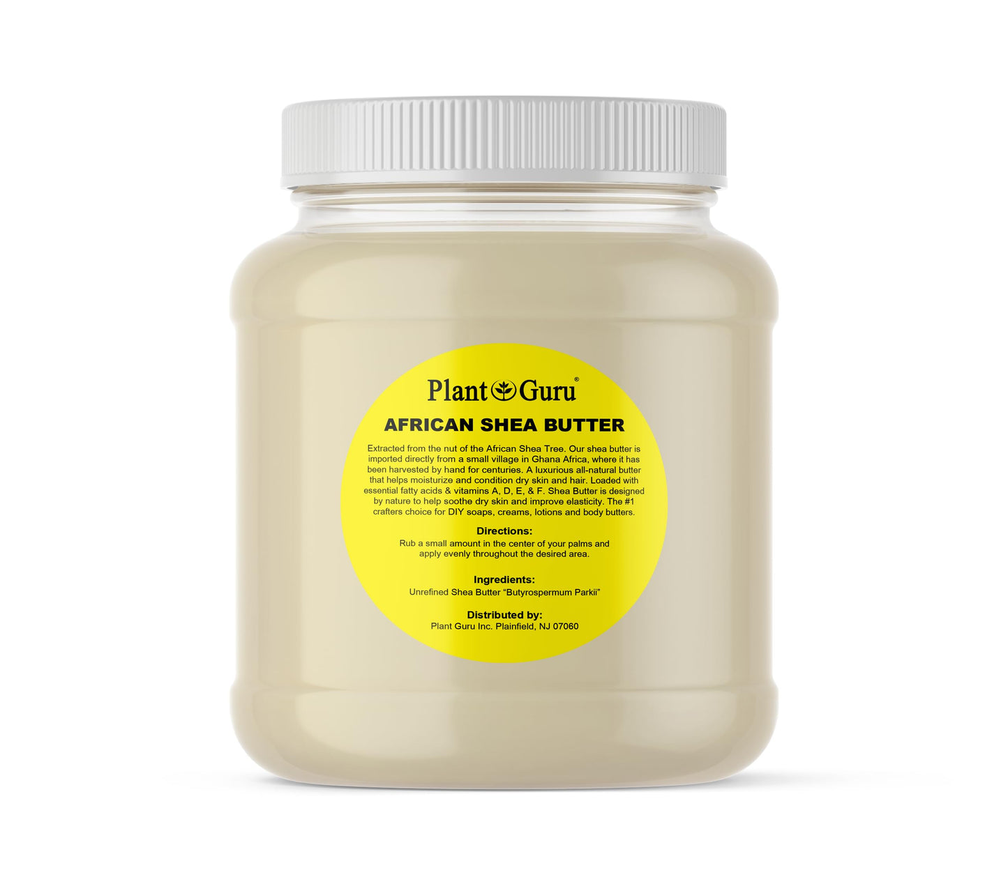 Raw African Shea Butter 3 lbs. Bulk 100% Pure Natural Unrefined IVORY Grade A - Ideal Moisturizer For Dry Skin, Body, Face And Hair Growth. Great For DIY Soap and Lip balm Making.