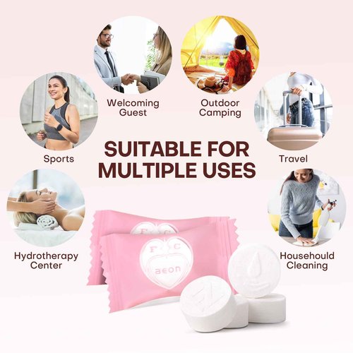 Fcaeon Disposable Face Towel 300 Count Instant Expansion Compressed Towel Tablets 9×7.5 Inch Washcloths for Women Compact Cloths Storage for Skincare Makeup Removal Facial Cleansing Gym Fitness (Pink)