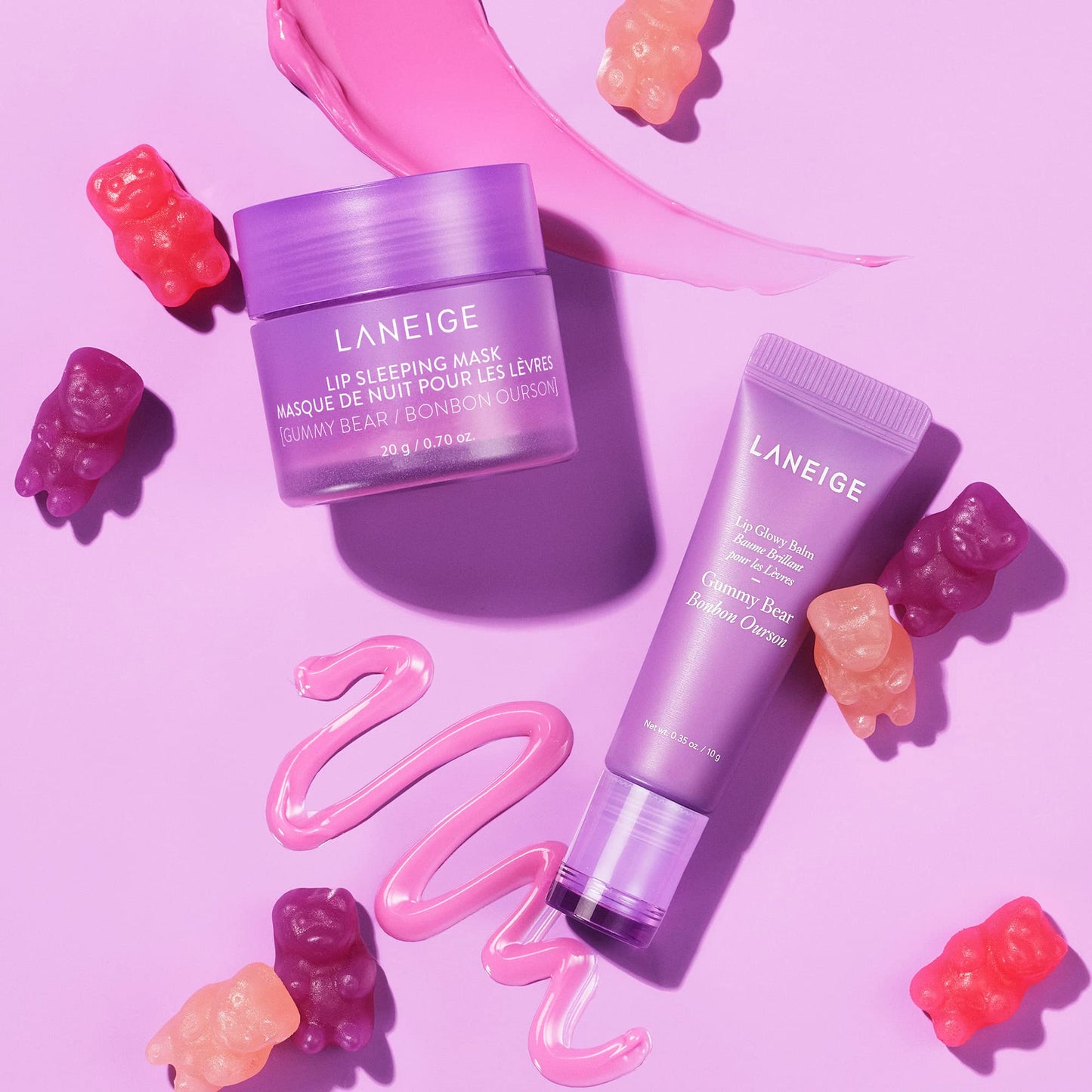 Virtual Bundle: Lip Glowy Balm Gummy Bear + Lip Sleeping Mask Gummy Bear