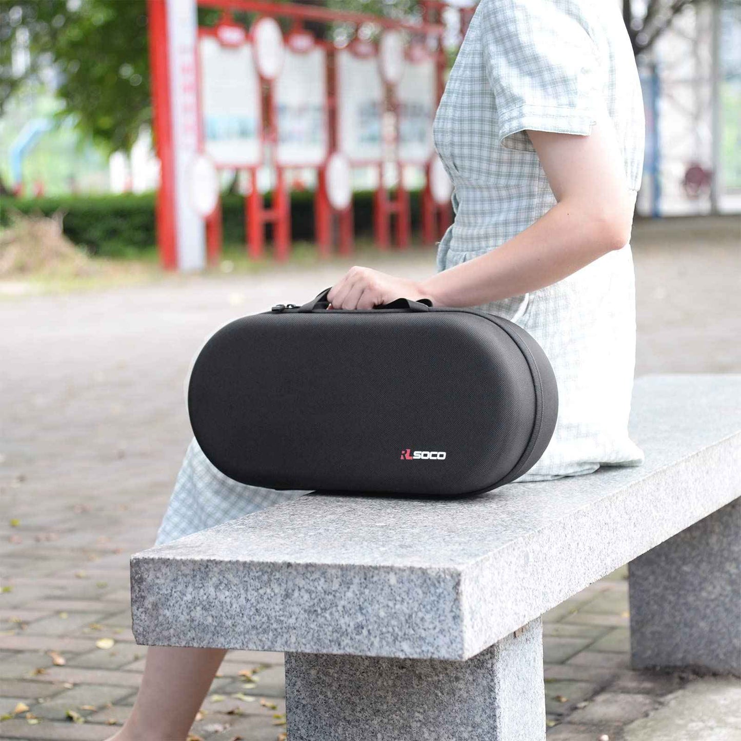 RLSOCO Hard Case for Dyson Airwrap Complete Long/Complete Styler HS08 HS05 HS01,NOT for Dyson Airwrap i.d. - Fits 4pcs Long Barrels or Short Barrels - Black (Case Only,Hair Styler is not Included)