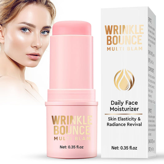 iTecFreely Multi Balm Stick for Facial Moisturizer, Effectively Fade Fine Lines Wrinkle Bounce Multi Balm, Hydrating & Moisturizing Multifunctional Lip Balm Suitable for Face and Body