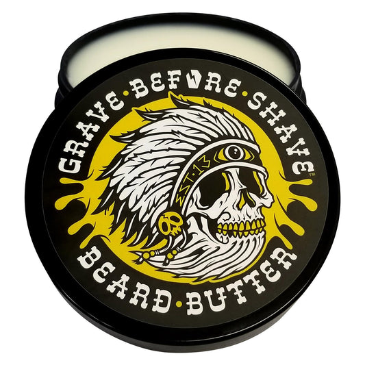 Grave Before Shave Teakwood Blend Beard Butter 4oz jar