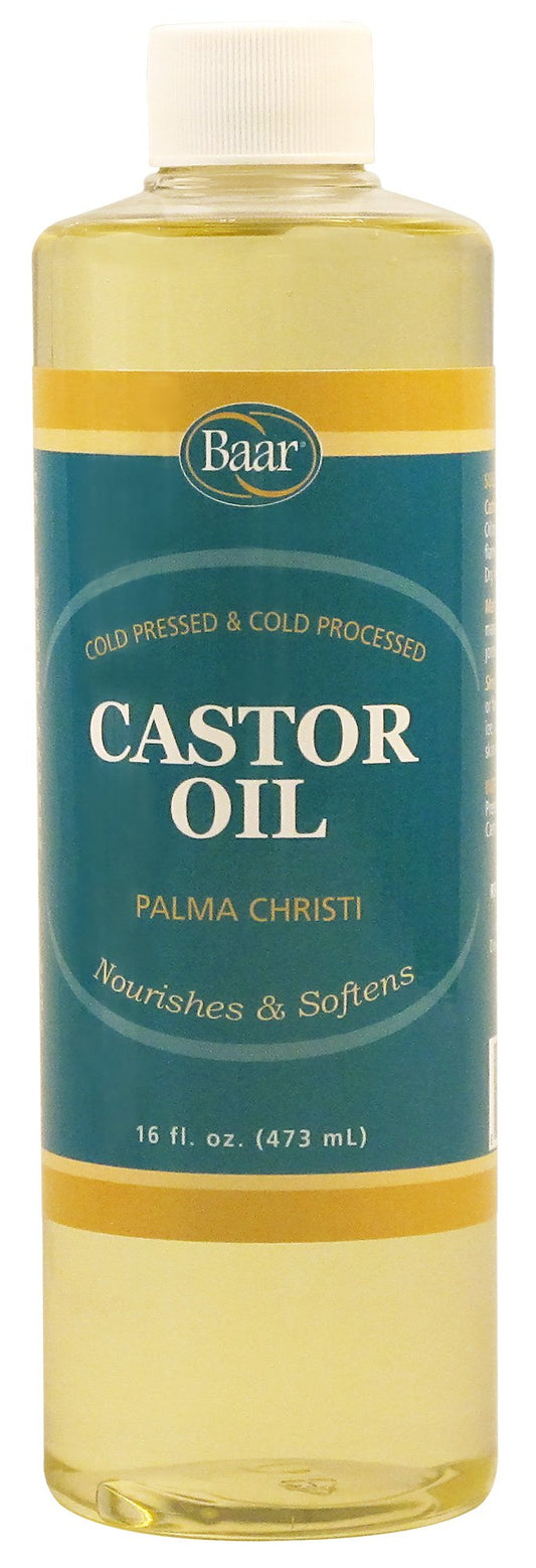 Baar Cold-Pressed, Cold-Processed, Hexane Free Castor Oil, 16 Ounces