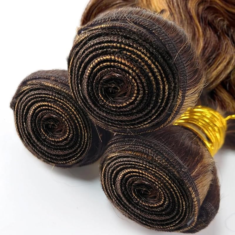 Honey Blonde Body Wave Hair Bundles 20 22 24 Inch