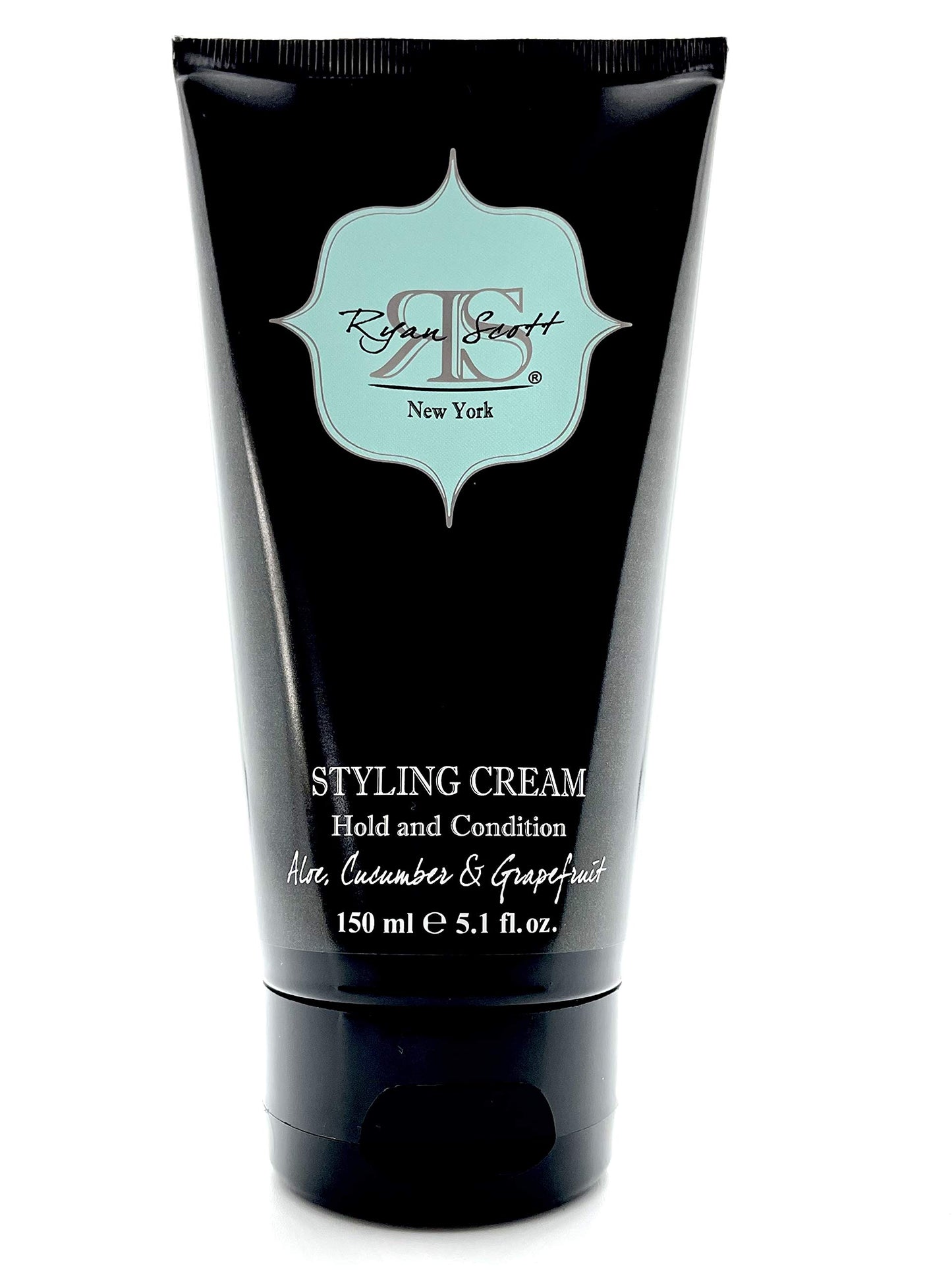 Ryan Scott Non Greasy Styling Cream Enriched with Fruit Extracts, Vitamins, and Natural Oils. Formulated to Hold and Condition. Aloe, Cucumber, & Grapefruit Fragrance, 5.1 fl. oz.