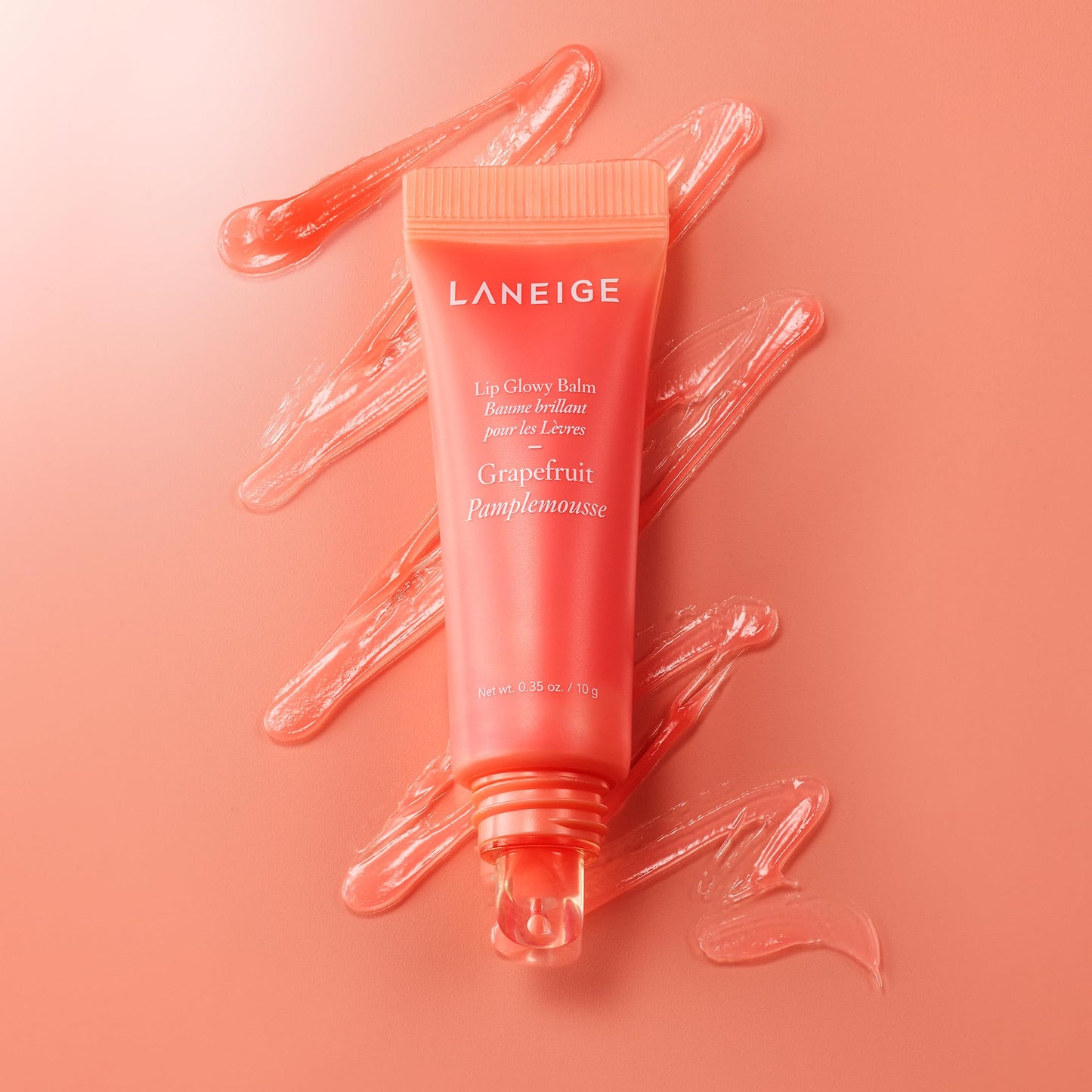 LANEIGE Lip Glowy Balm Grapefruit: Hydrate, Glossy, Lightweight, Moisturize & Tint with Shea Butter