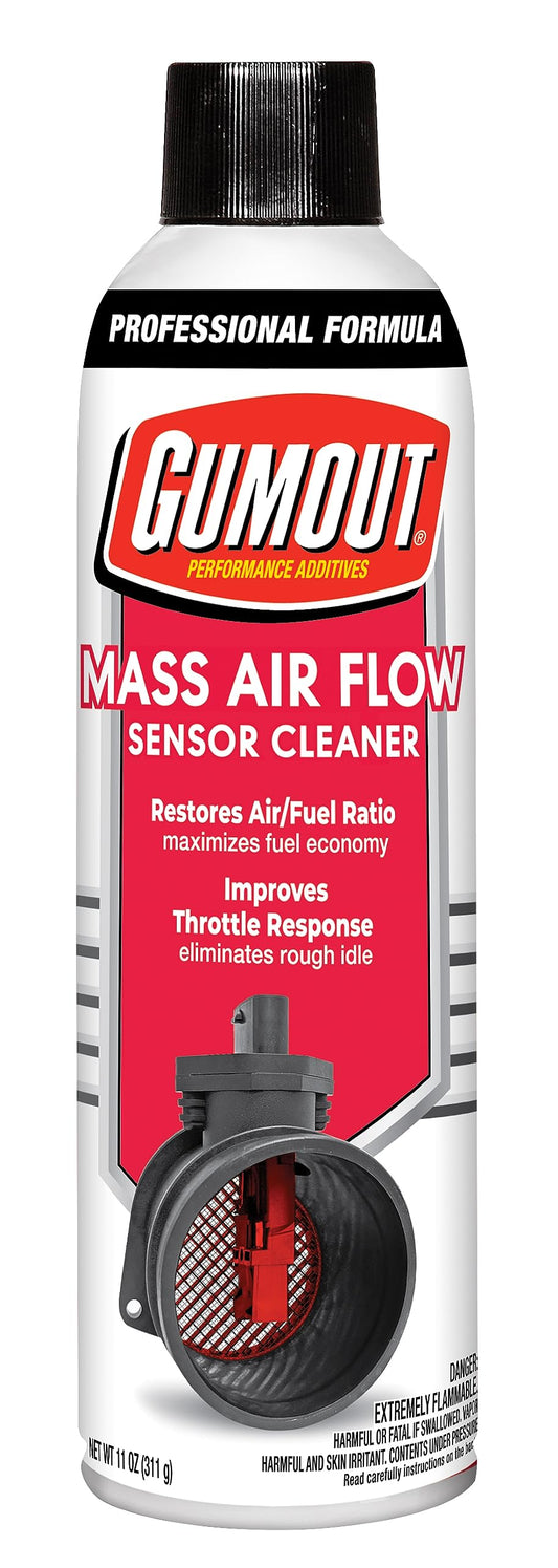 Gumout 540041 Professional Formula Mass Air Flow Sensor Cleaner, 11 oz