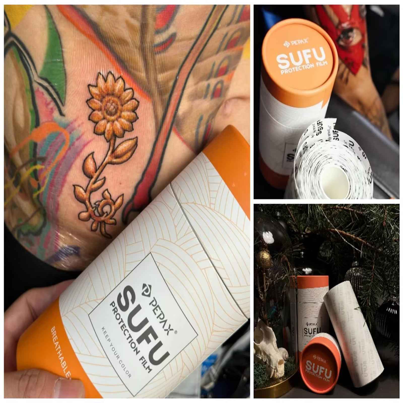 Tattoo Aftercare Bandage 6" x 11 Yard - Tattoo Waterproof Bandage, Second Skin Tattoo Cover up Tape Transparent Film Healing Protective, Clear Waterproof Bandages