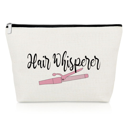 Hairdresser Gifts Hair Stylist Gifts Makeup Bag Appreciation Gifts for Hairstylist Thank You Gifts Hairdresser Birthday Retirement Gift for Cosmetology Graduation Gift for Cutter Cosmetic Pouch Travel