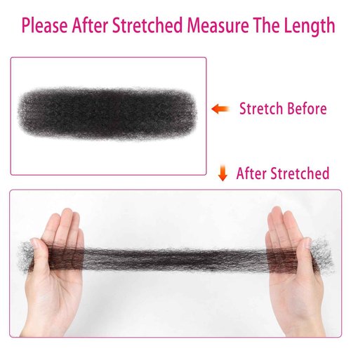 Afro Kinkys Bulk Human Hair For Braiding Afro Kinky-Curly Human Hair Bulk For Mini Twist Hair 14Inchs 50g/pack Bulk Human Braiding Hair For Micro Locs Extensions (99J, 14Inchs,50g/pack)