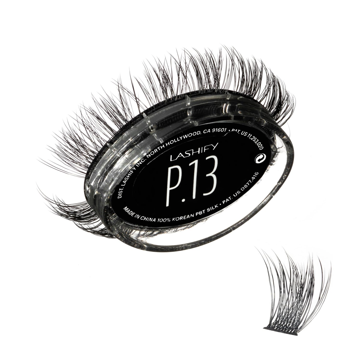 Lashify Plushy 13mm Gossamer Lashes in Black, Easy DIY False Lashes for a Voluminous Yet Still Natural Look