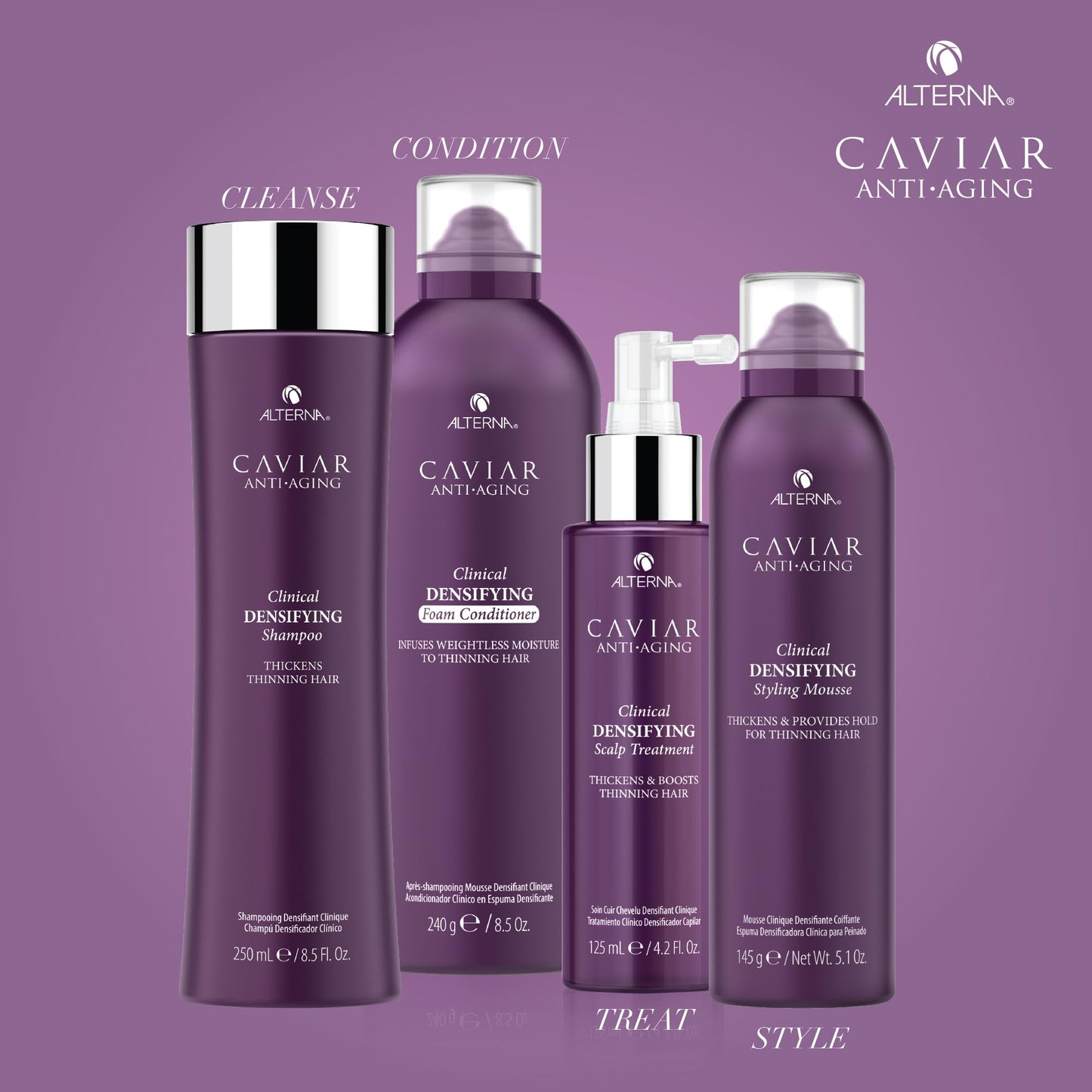 Alterna Caviar Anti-Aging Clinical Densifying Shampoo, 8.5 Ounces