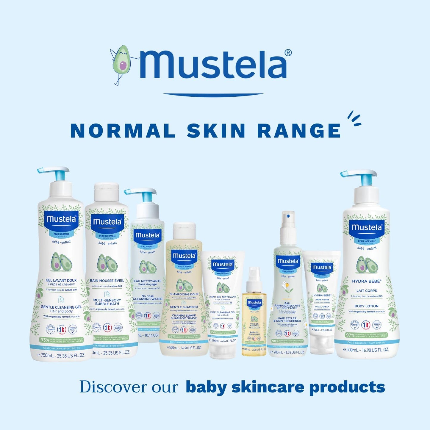 Mustela Musti - Baby Plant-Based Perfume & Cologne Spray - Delicate Fragrance for Boys & Girls - with Chamomile & Honey Extracts - Alcohol Free - 1.69 fl. oz.