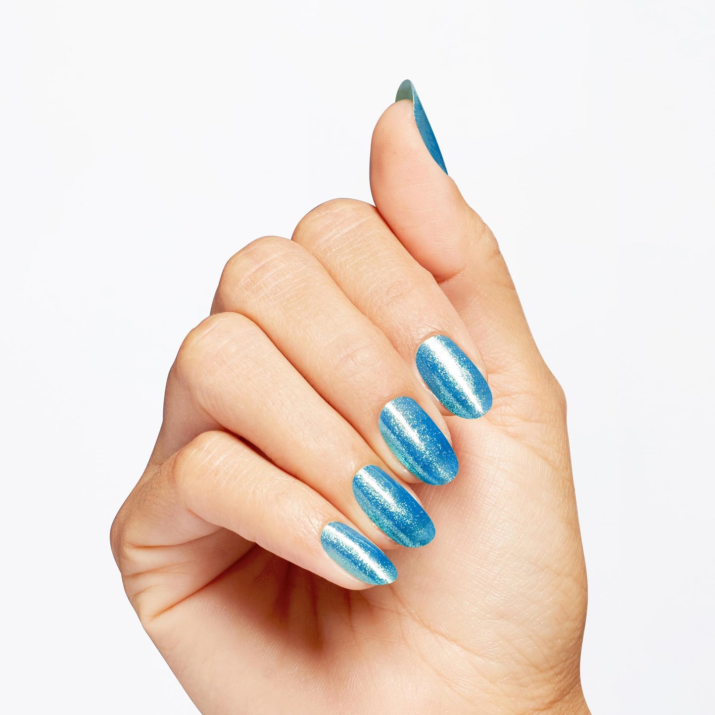 OPI Infinite Shine Long-Wear Cool Shimmer & Bright Opaque Finish Blue Nail Polish, Up to 11 days of wear & Gel-Like Shine, Summer '24, My Me Era Collection, I Deserve the Whirl, 0.5 fl oz