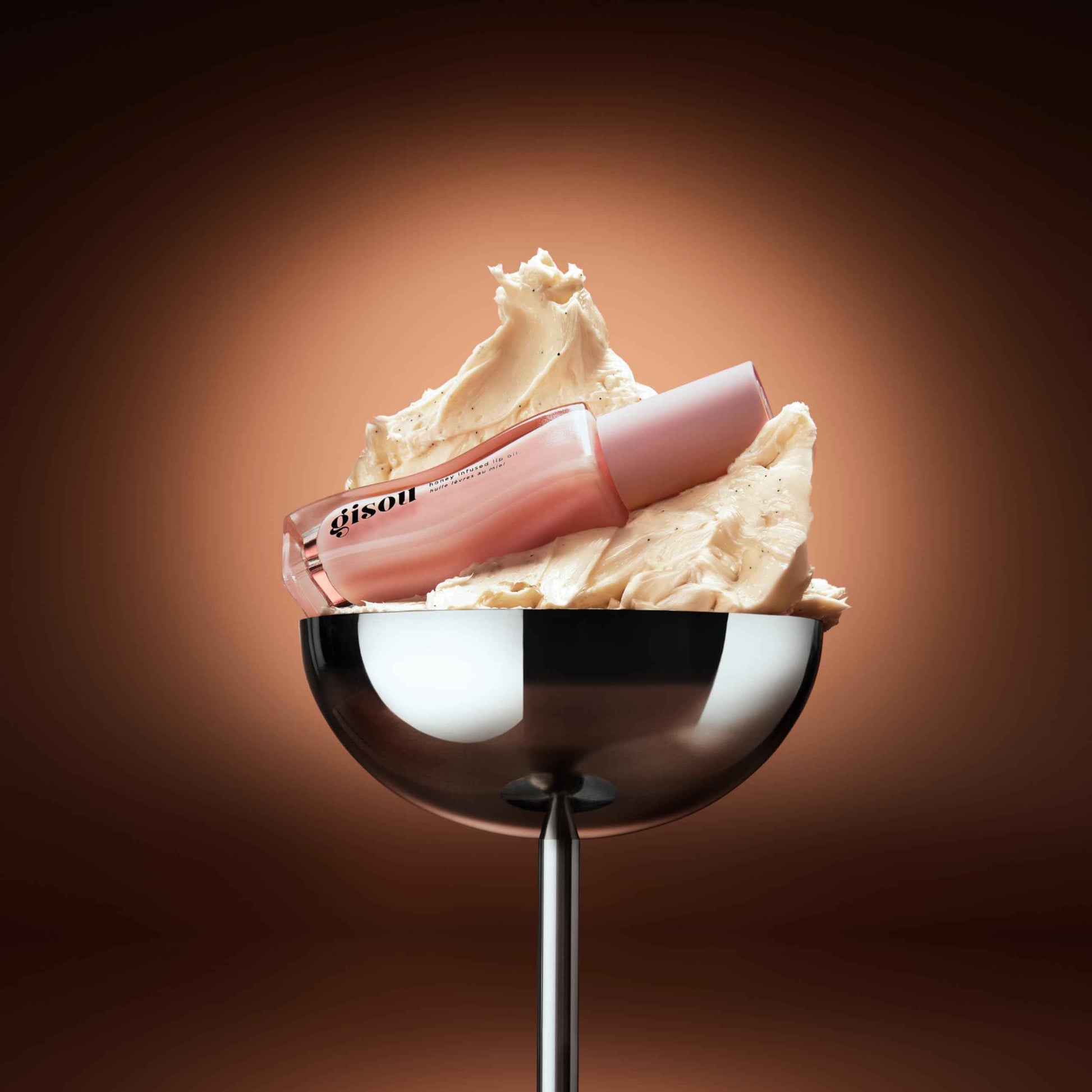 Gisou Honey Infused Hydrating Lip Oil, Nourishing Lip Moisturizer for Dry Lips, 0.27 fl oz (Vanilla Glaze)