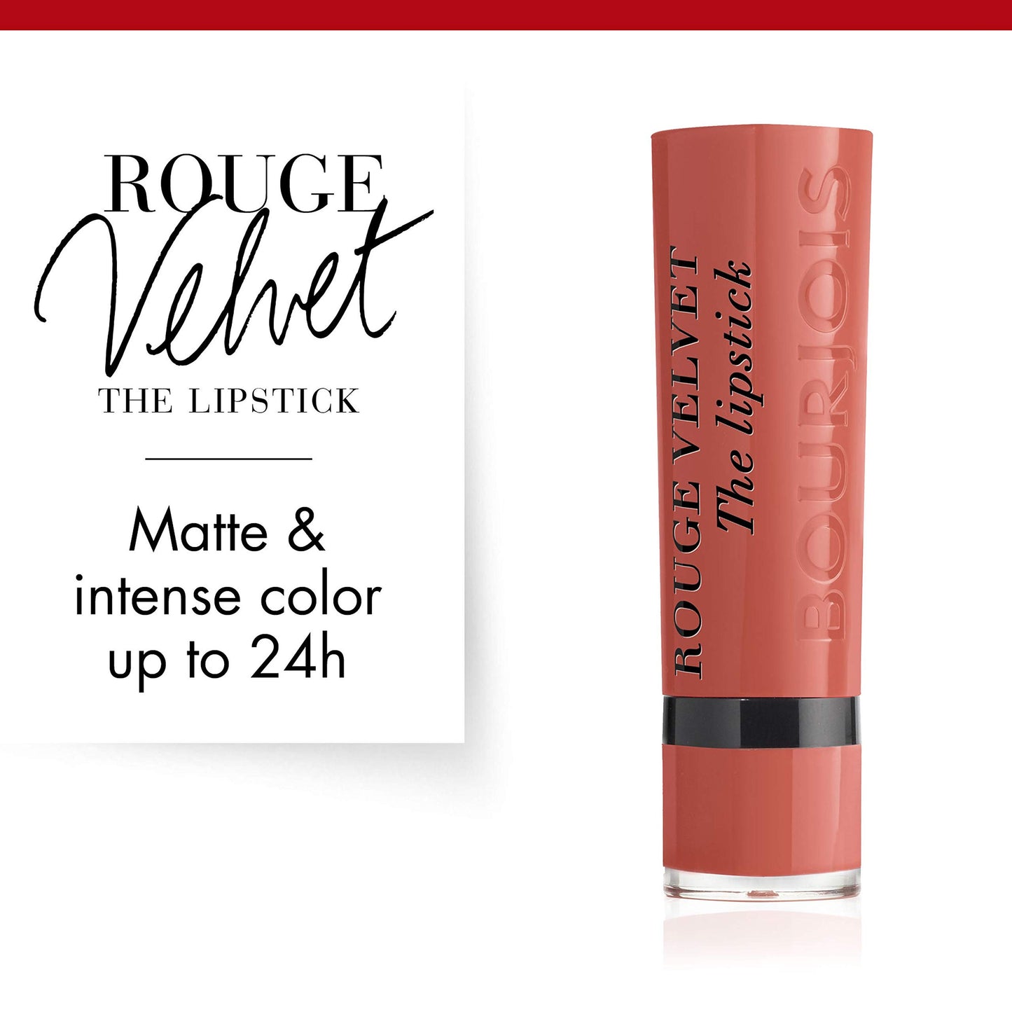 Bourjois Paris Rouge Velvet Lipstick 2.4g - 15 Peach Tatin