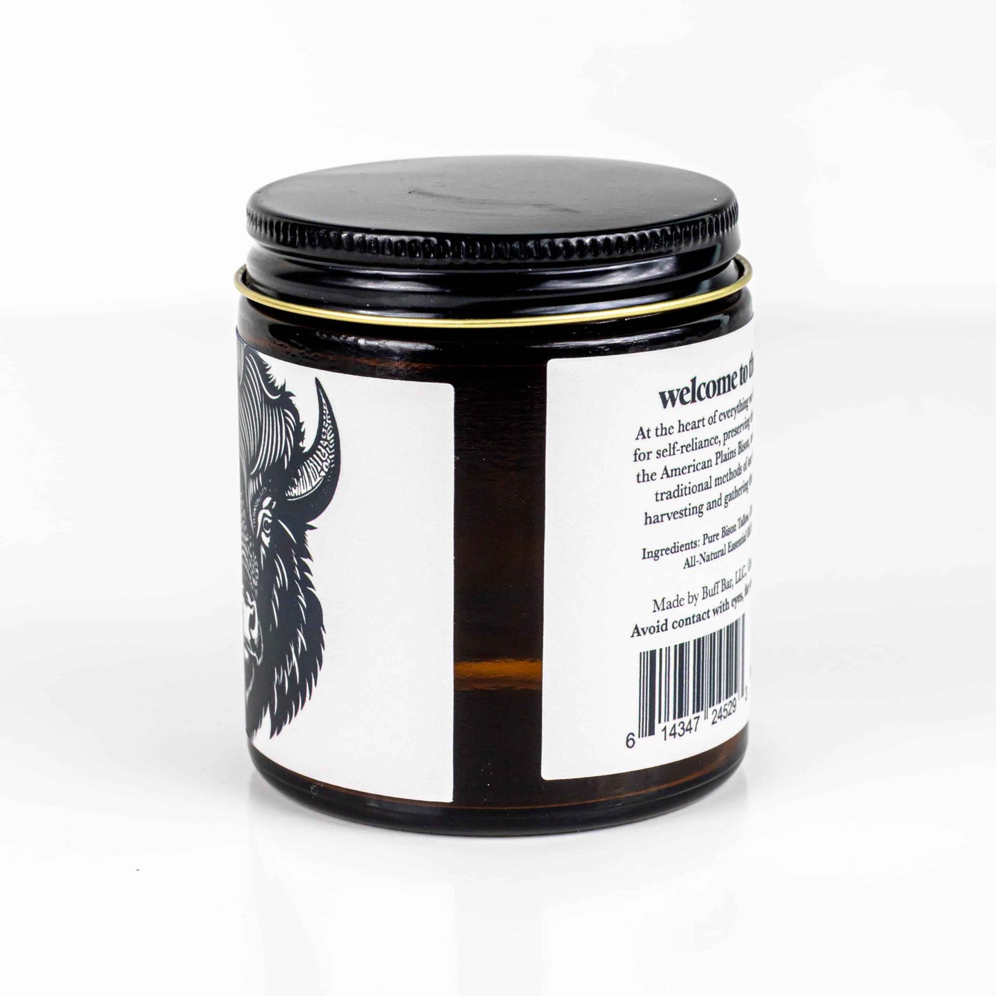 Big Crazy Buffalo BUFF BAR Pure Whipped Bison Tallow Body Balm, Lemon Drop - Jojoba, All Purpose, Hydrating, Naturally Derived, Mild Scent, Replaces Lotion, For Dry, Sensitive Skin, Essential Oil